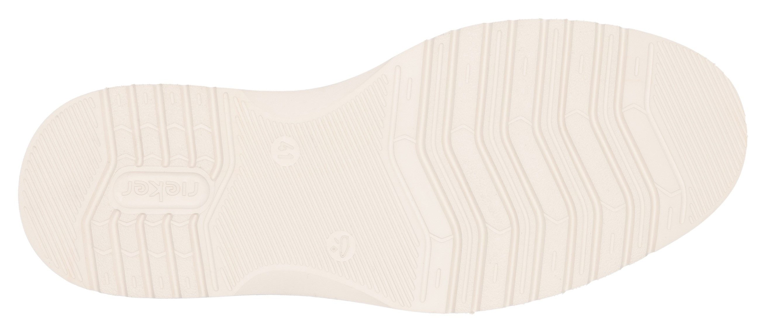 Rieker Veterschoenen , lage schoen, casual veterschoen met gemakkelijke instap dankzij elastische band