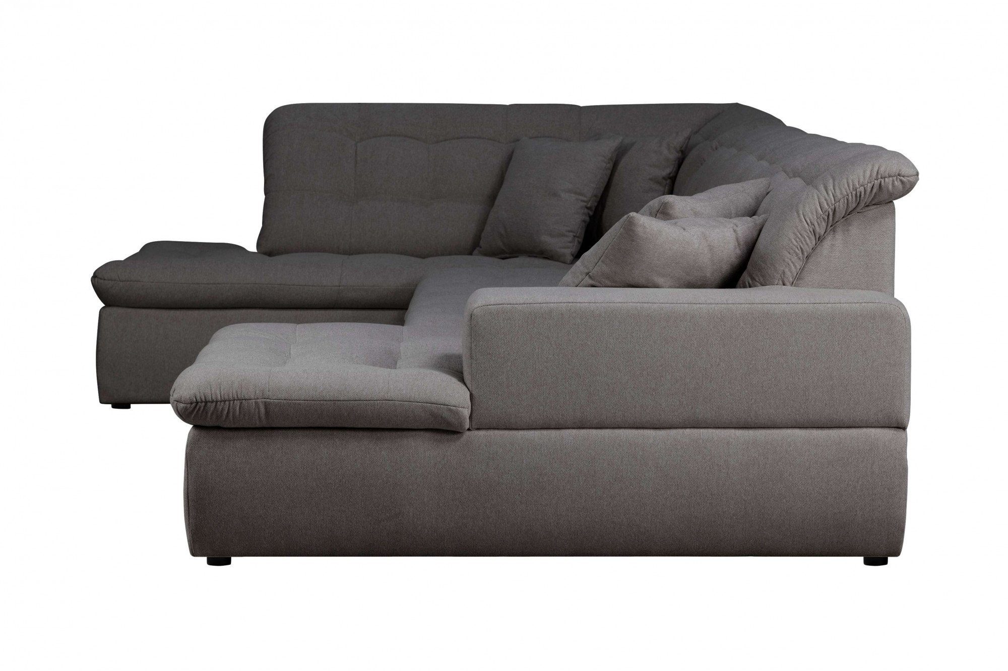 INOSIGN Zithoek BRISBANE nieuw U-model met verfijnd gestikt patroon, matte look, incl. sierkussens