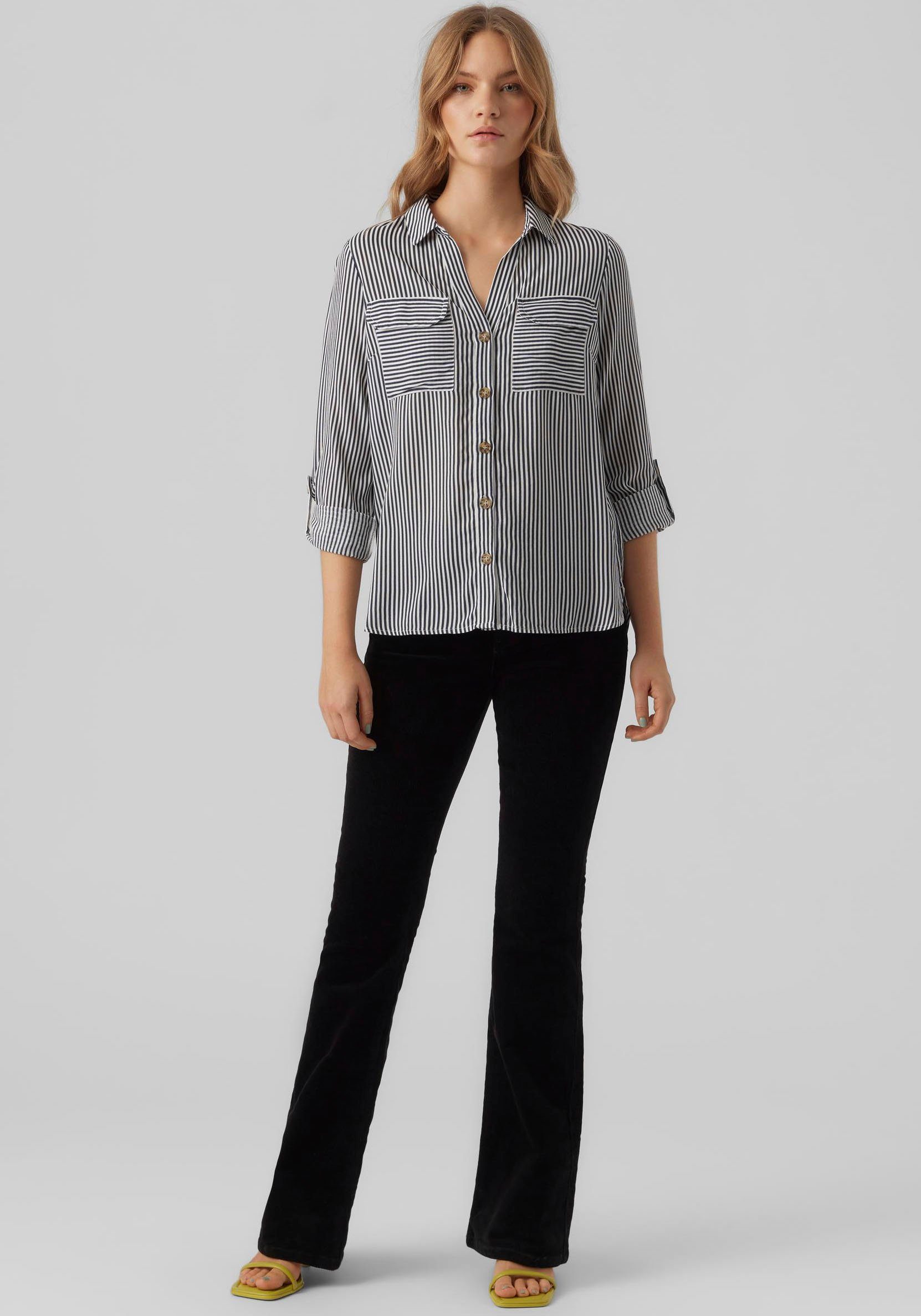 Vero Moda Overhemdblouse VMBUMPY L/S SHIRT NEW WVN GA NOOS
