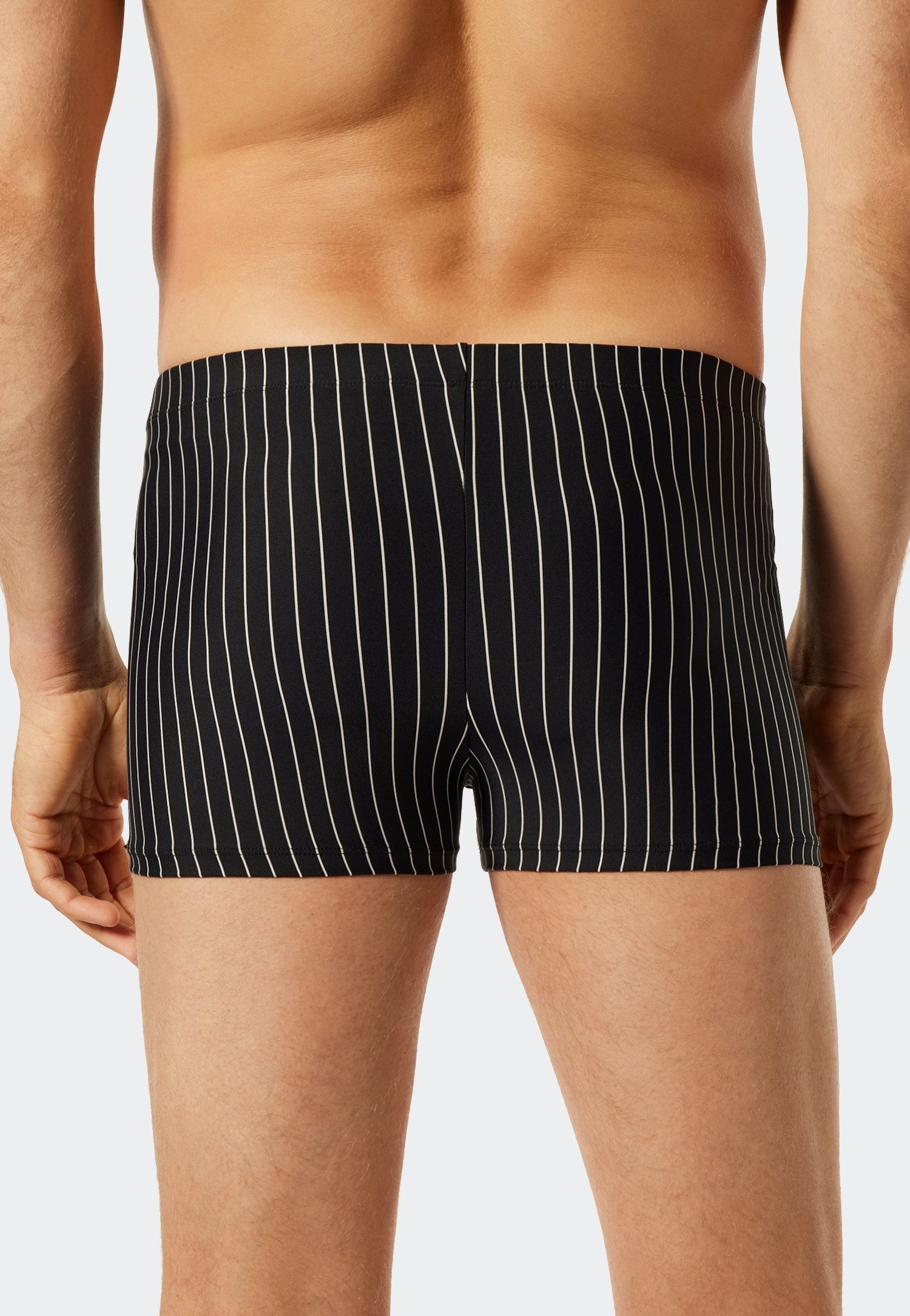 Schiesser Zwemshort Nautical Casual met witte strepen