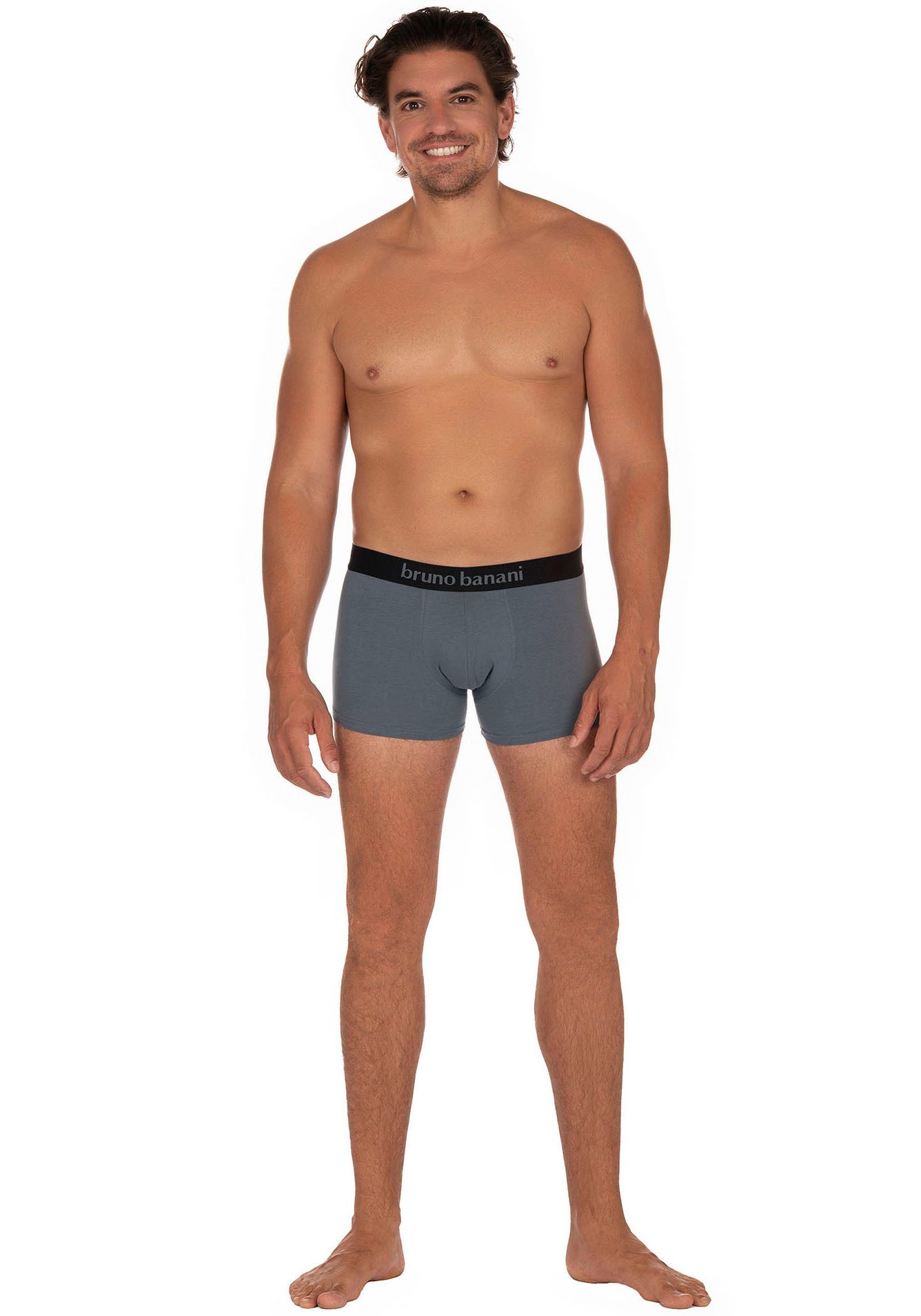 Bruno Banani Boxershort met contrasterend logo-tailleband (2 stuks, Set van 2)
