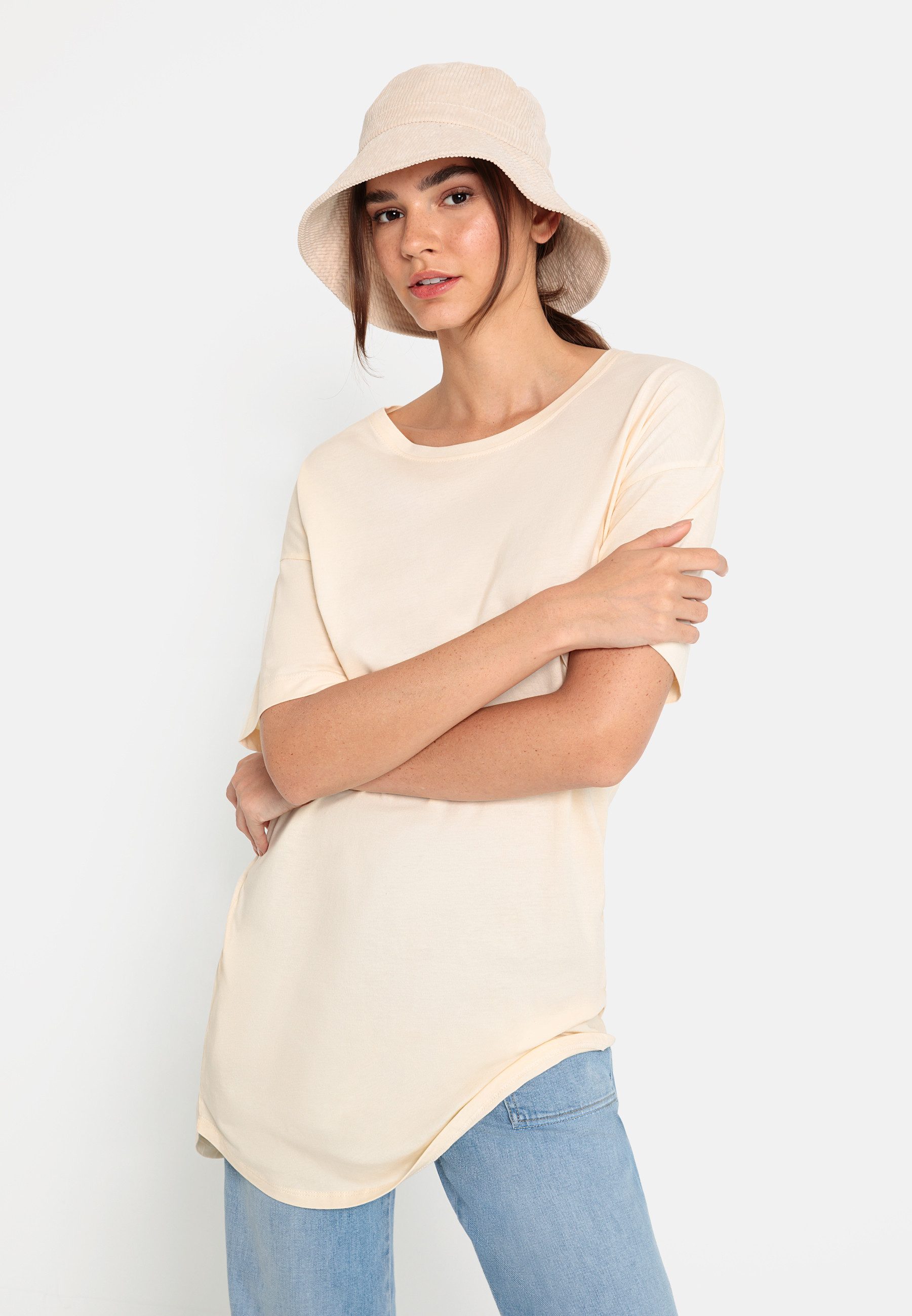 LSCN by LASCANA Vissershoed Outdoorhoed bucket hat zomerhoed in cord-optiek