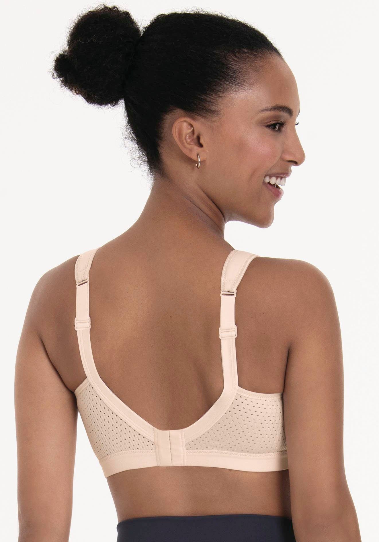 Anita Active Sport-bh Momentum Ademend, licht glanzend, comfortabele schouderbanden gepolsterd
