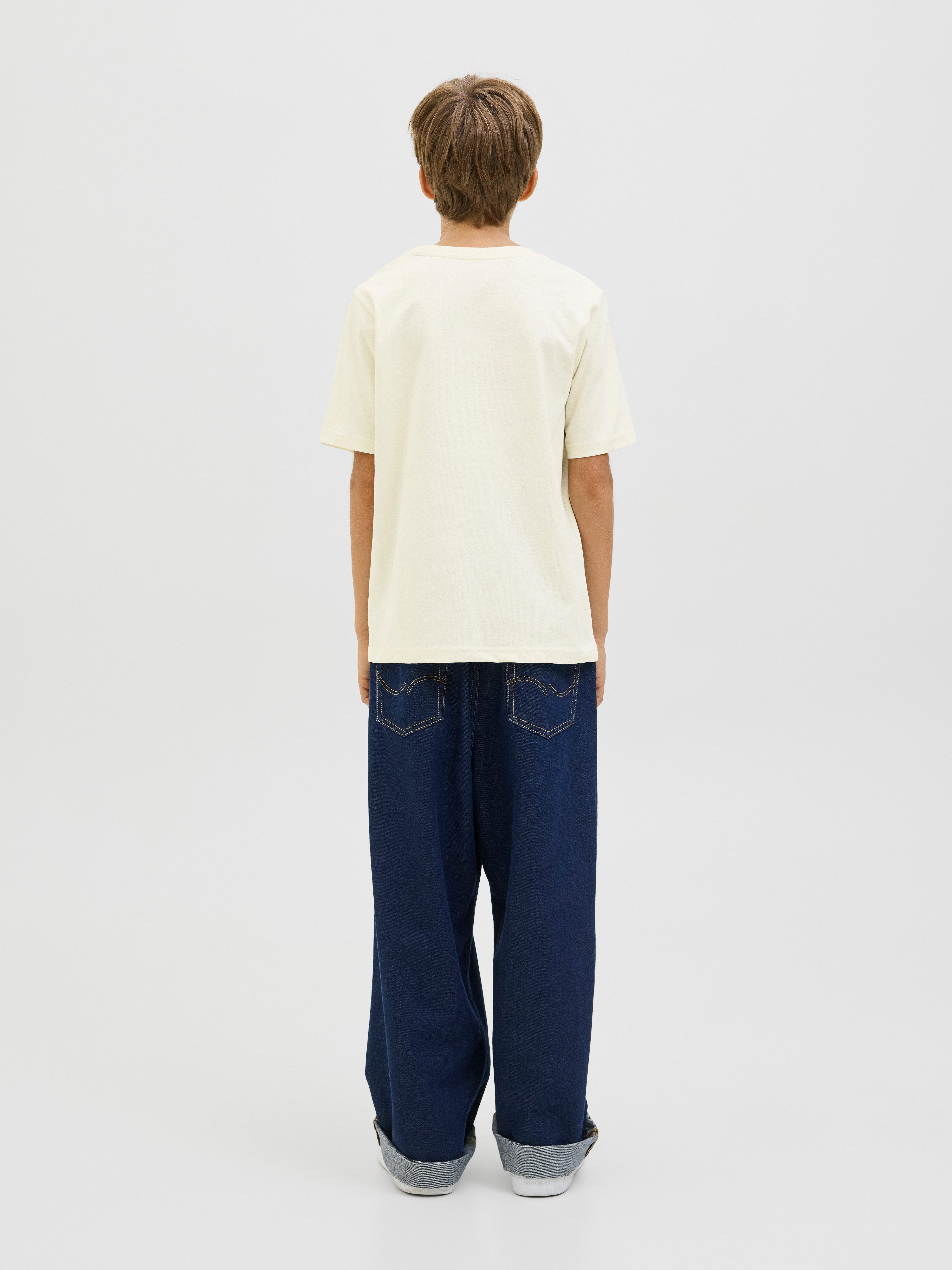 Jack & Jones Junior T-shirt JCOTIER FRONT PRINT TEE SS CN SN JNR