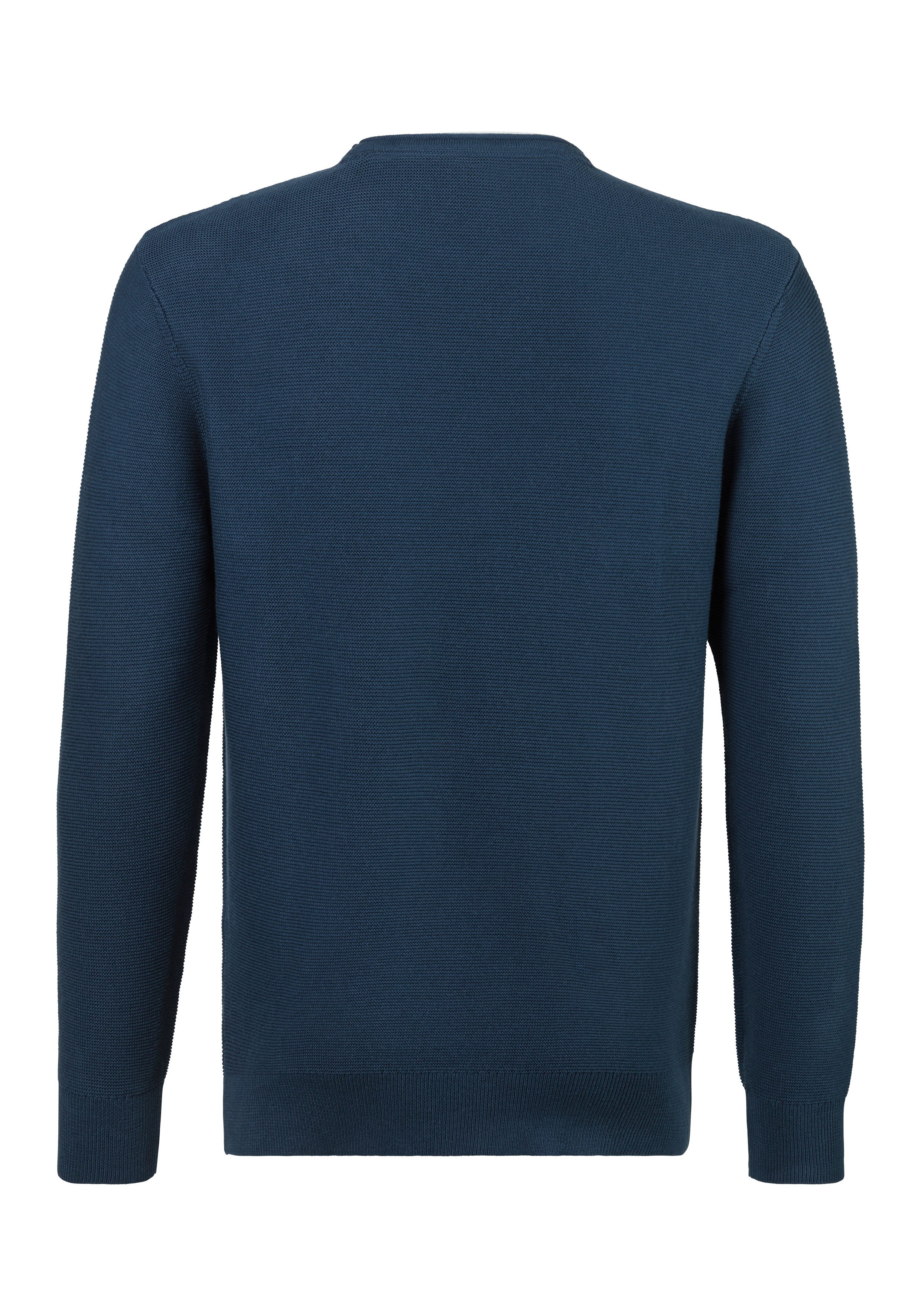 AUTHENTIC LE JOGGER Gebreide trui met double-layer look, pullover van 100% katoen
