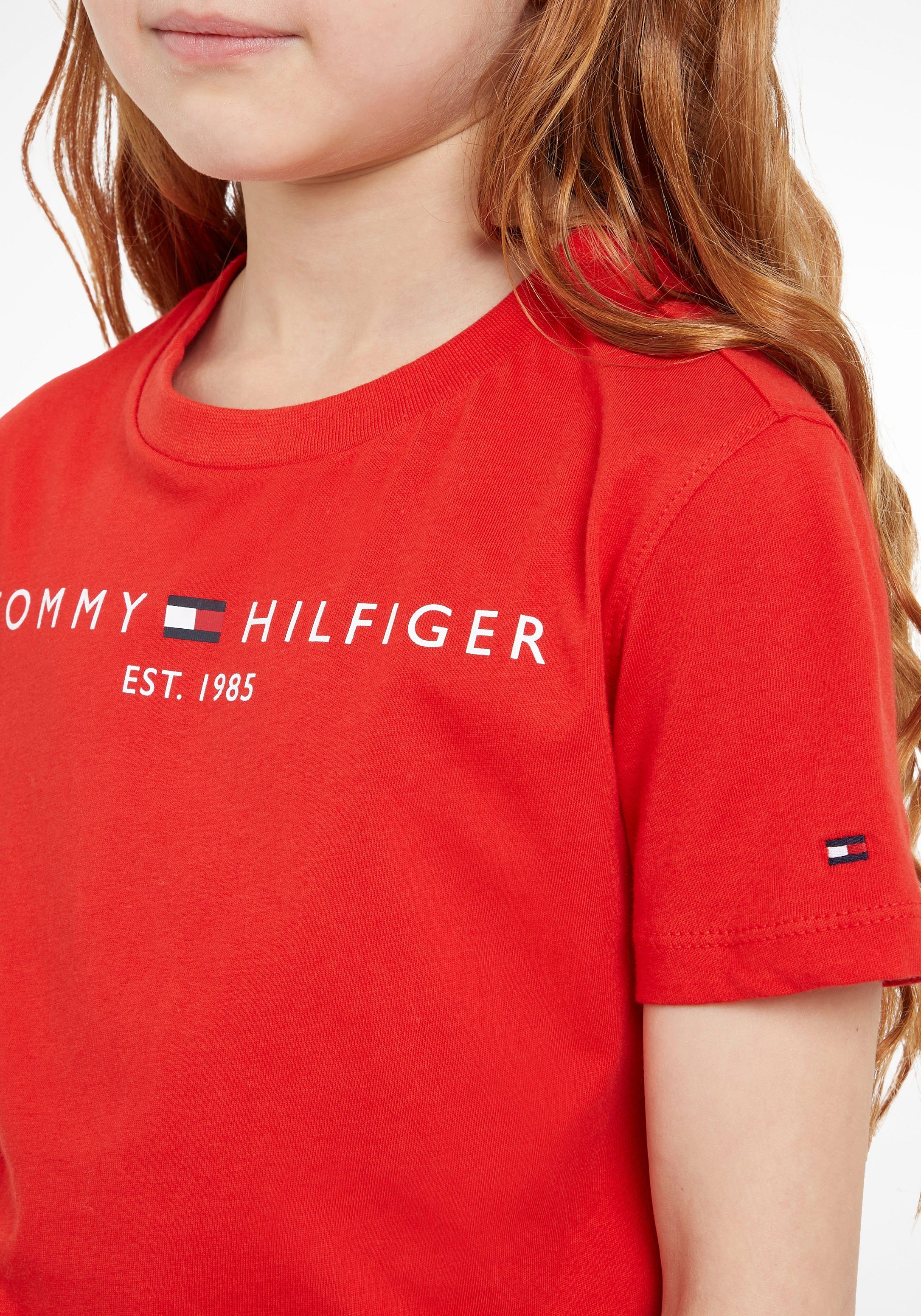 Tommy Hilfiger T-shirt ESSENTIAL TEE Kinderen Kids Junior MiniMe, voor jongens en meisjes