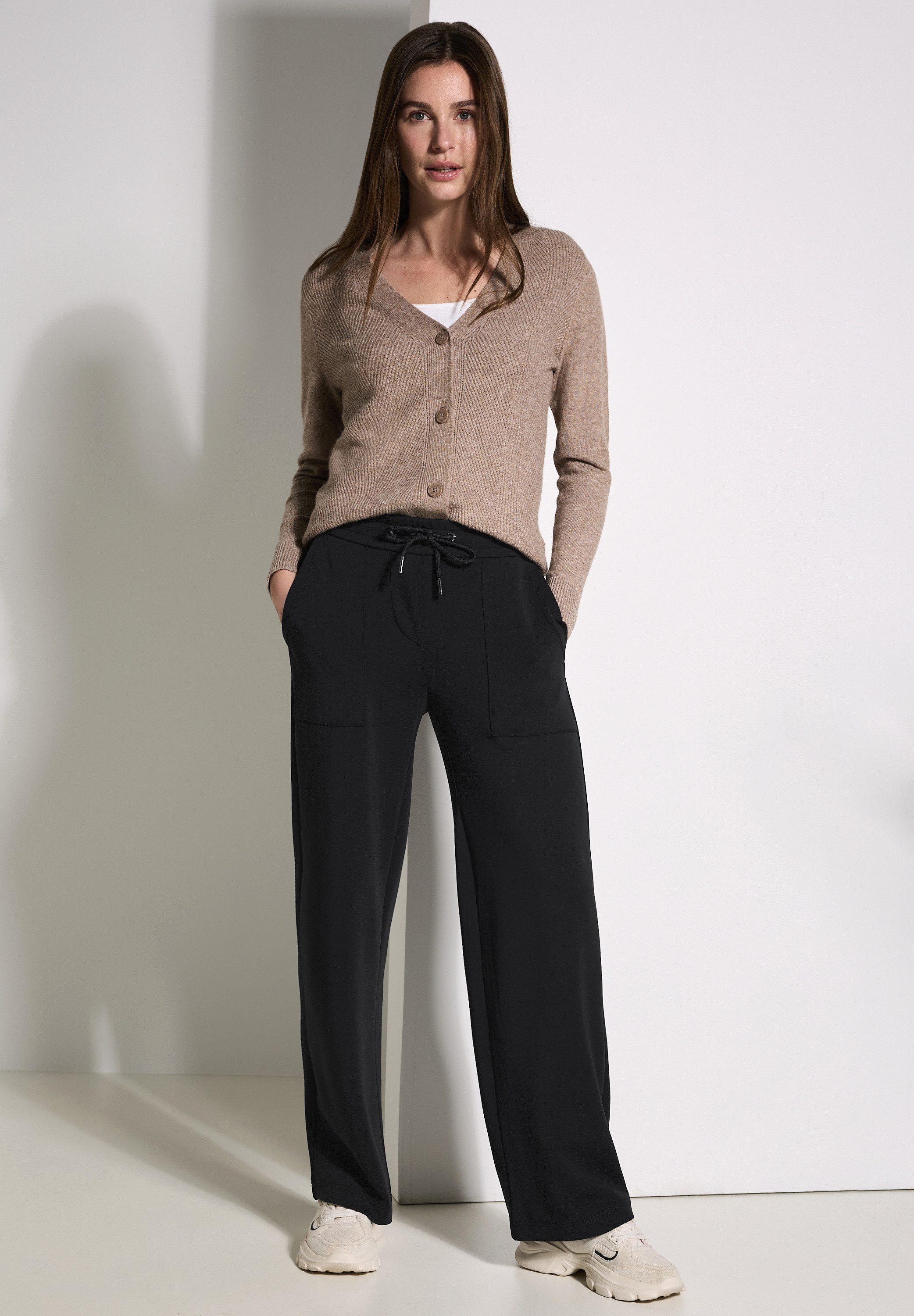 Cecil Stoffen broek Style Neele met wijde pijpen