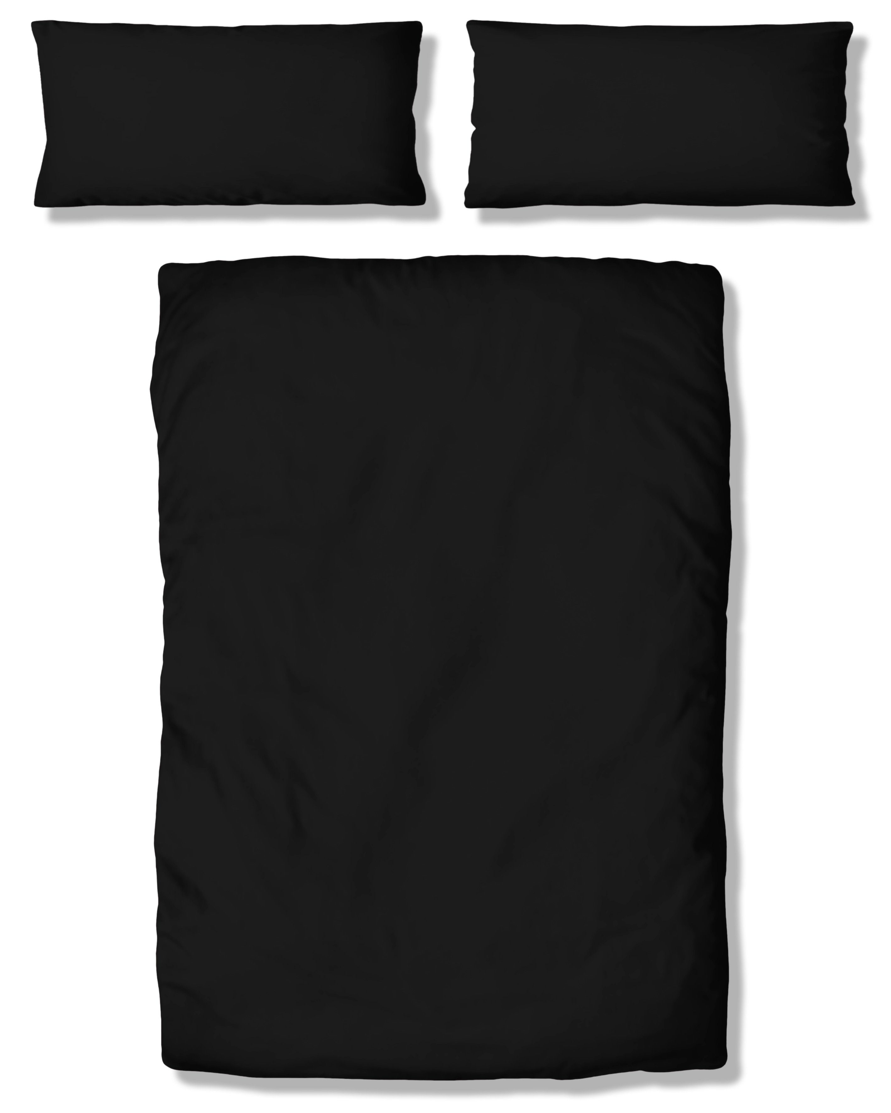 my home Overtrekset Desner Premium kwaliteit, 100 % polyester, zeer zacht, uni, vanaf 135x200 cm