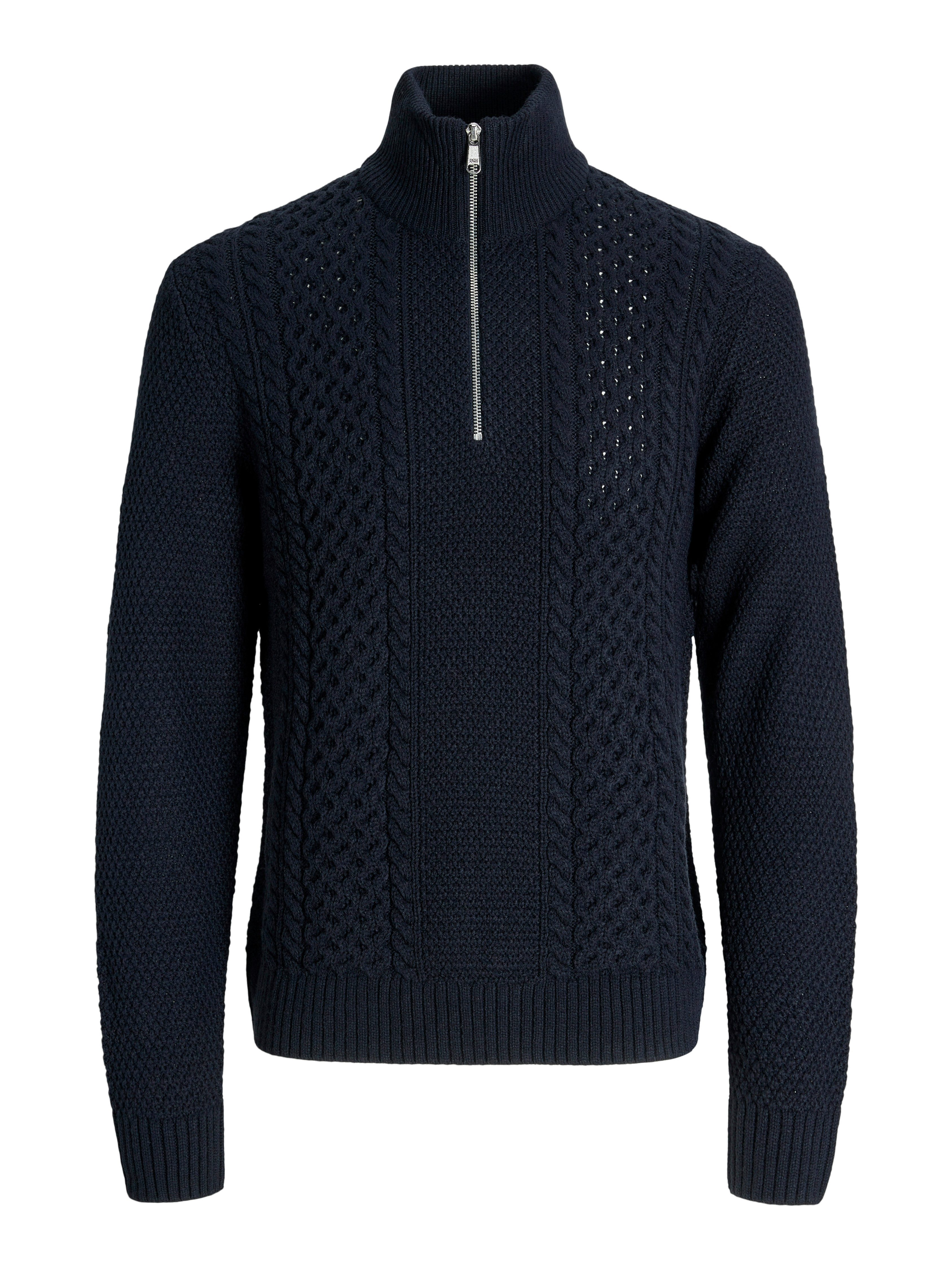 Jack & Jones Schipperstrui JJPAUL KNIT HALF ZIP