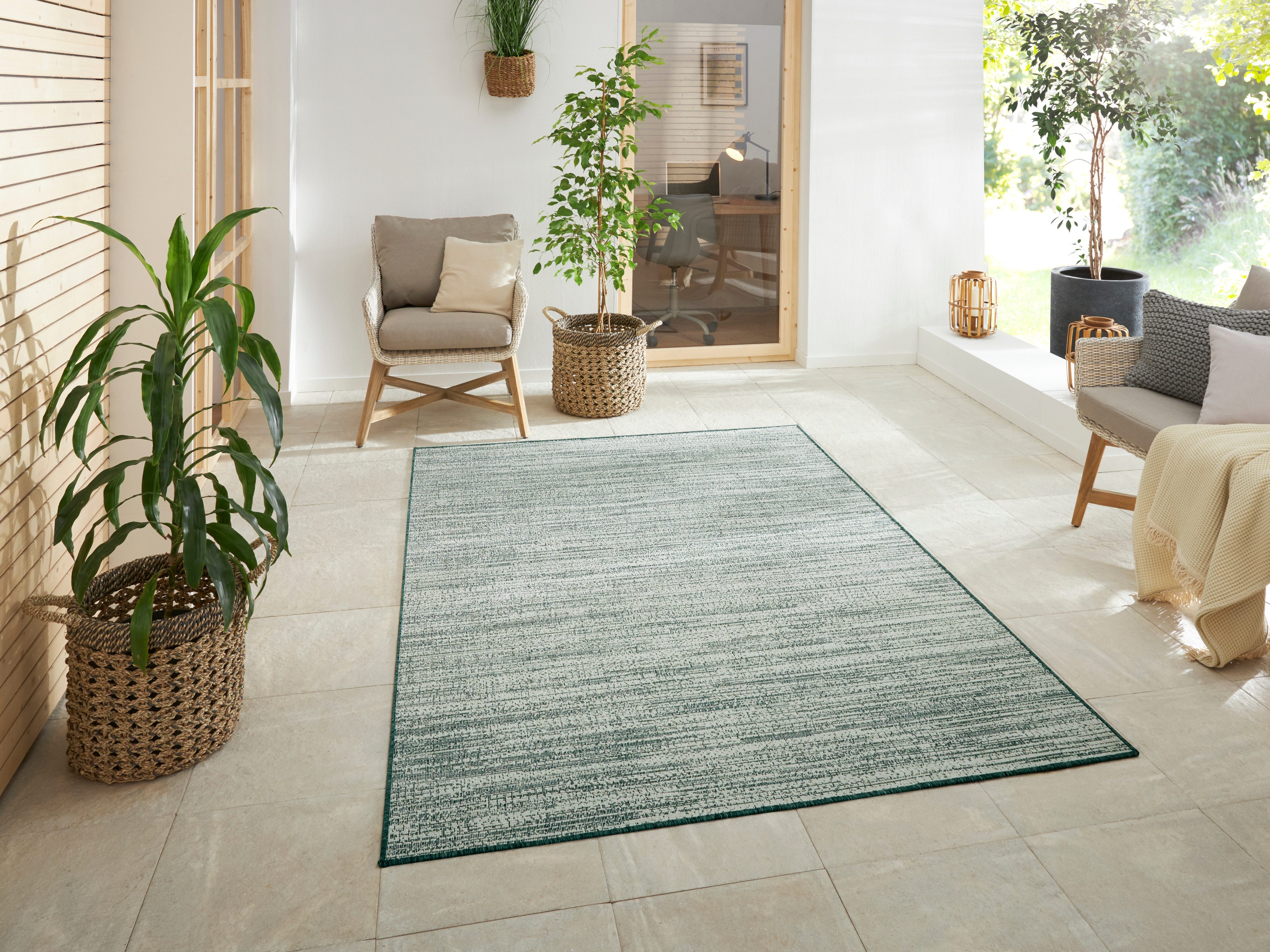 ELLE DECORATION Vloerkleed Mèlange tweezijdig tapijt Vlakweefsel, In-& Outdoor, Modern, tweezijdig, balkon, woonkamer moderne vloerkleden maat 200 cm
