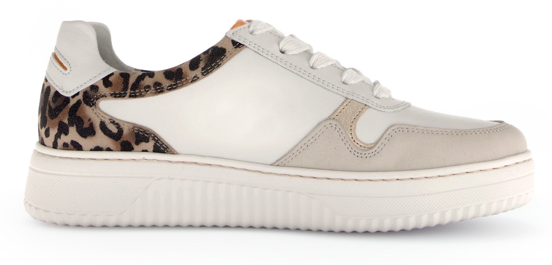 Gabor Plateausneakers , vrijetijdsschoen, halfschoen, veterschoen met contrastafwerking, breedte k