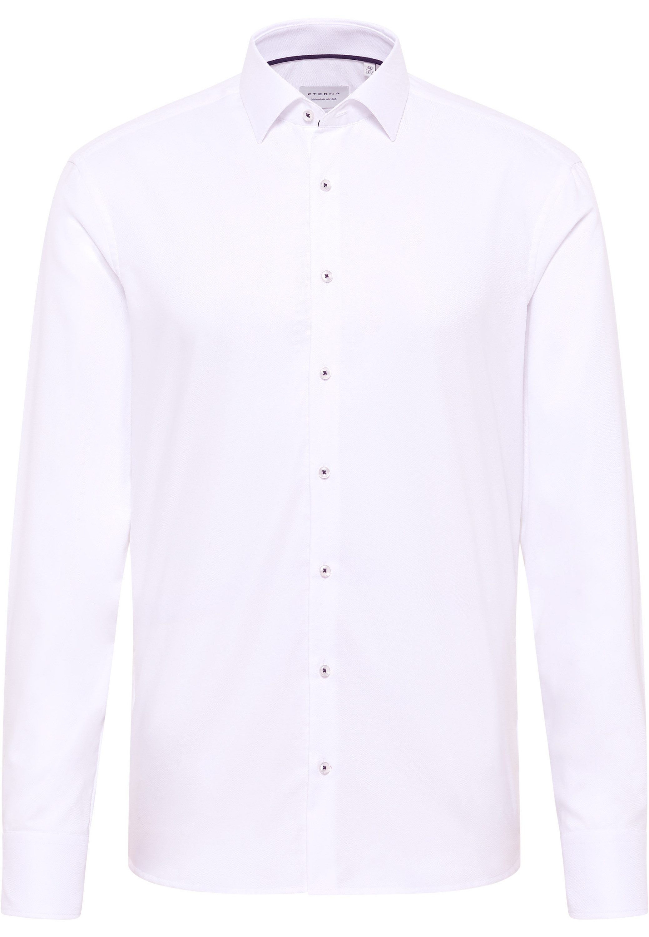 Eterna Overhemd met lange mouwen Slim fit NON IRON (strijkvrij)