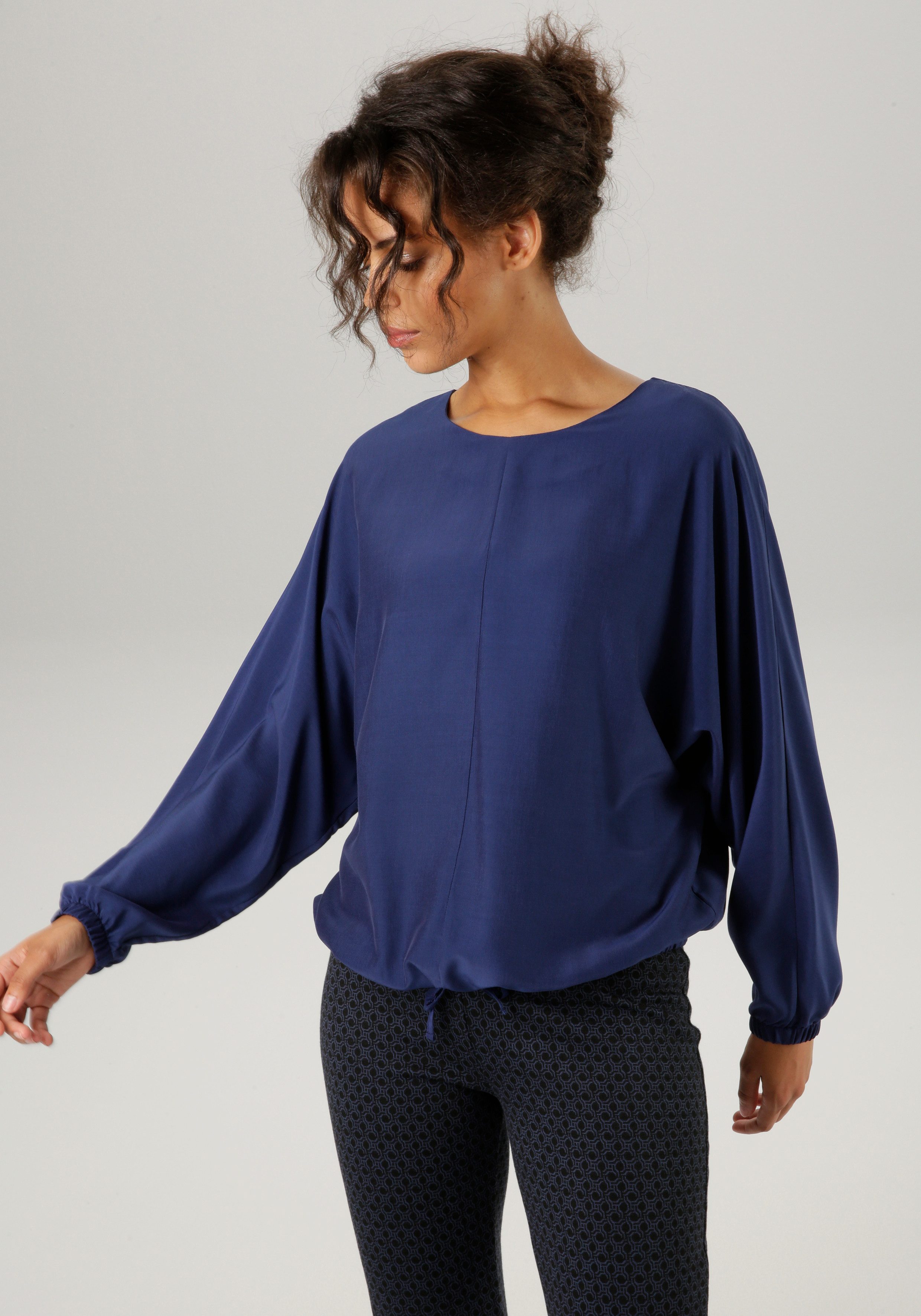 Aniston CASUAL Shirtblouse met lange vleermuismouwen