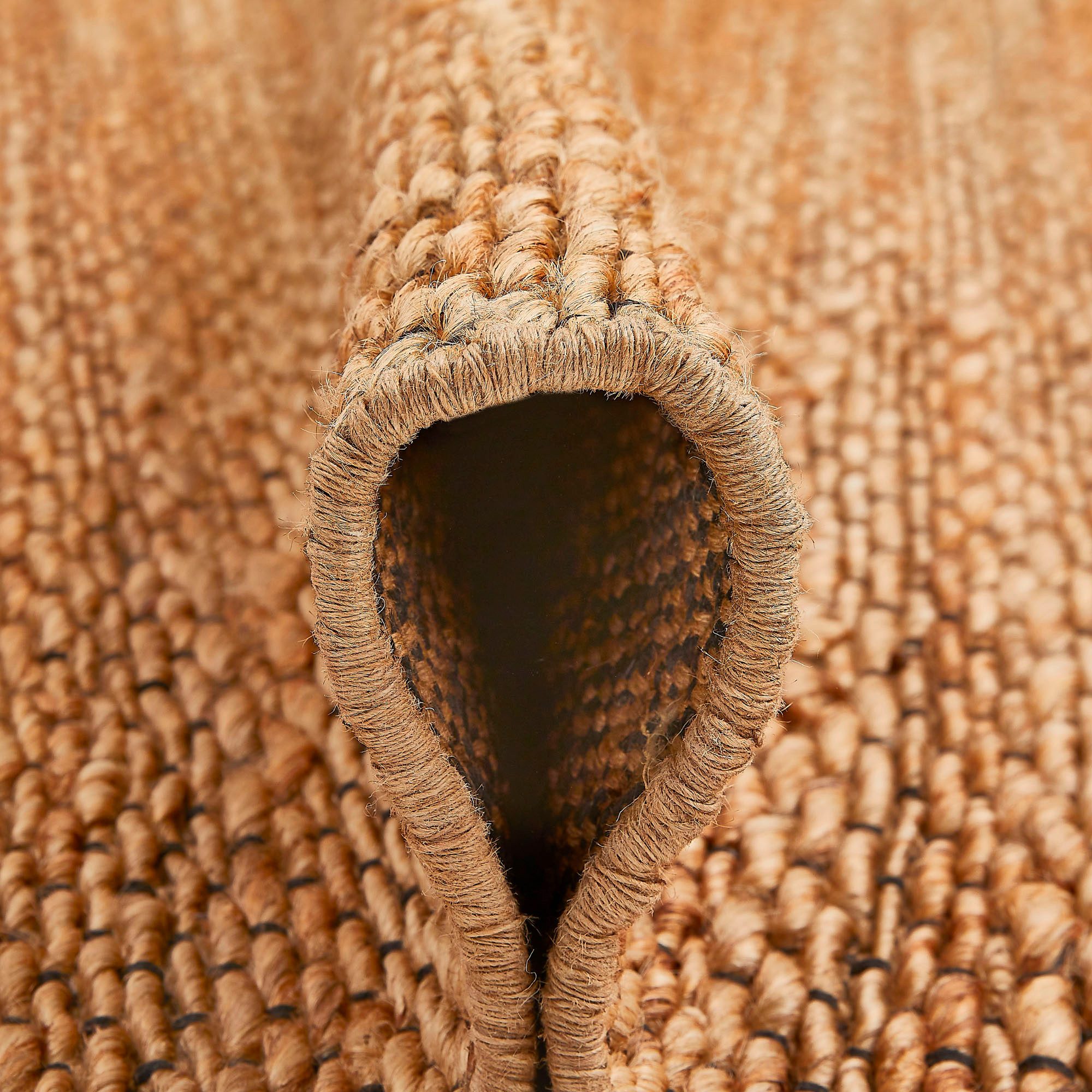 Andiamo Vloerkleed MANAUS Jute-tapijt, handgeweven, natuurlijke vezel, duurzaam, woonkamer