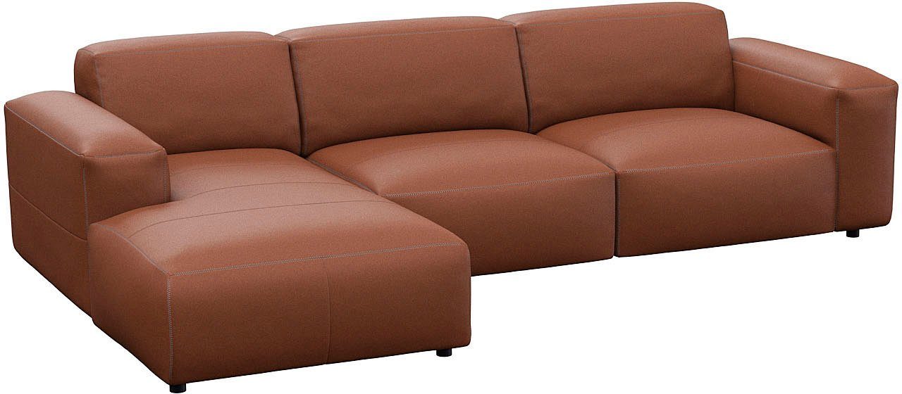 FLEXLUX Hoekbank Lucera comfortabel en comfortabel door hoogwaardige zitconstructie, L-vorm