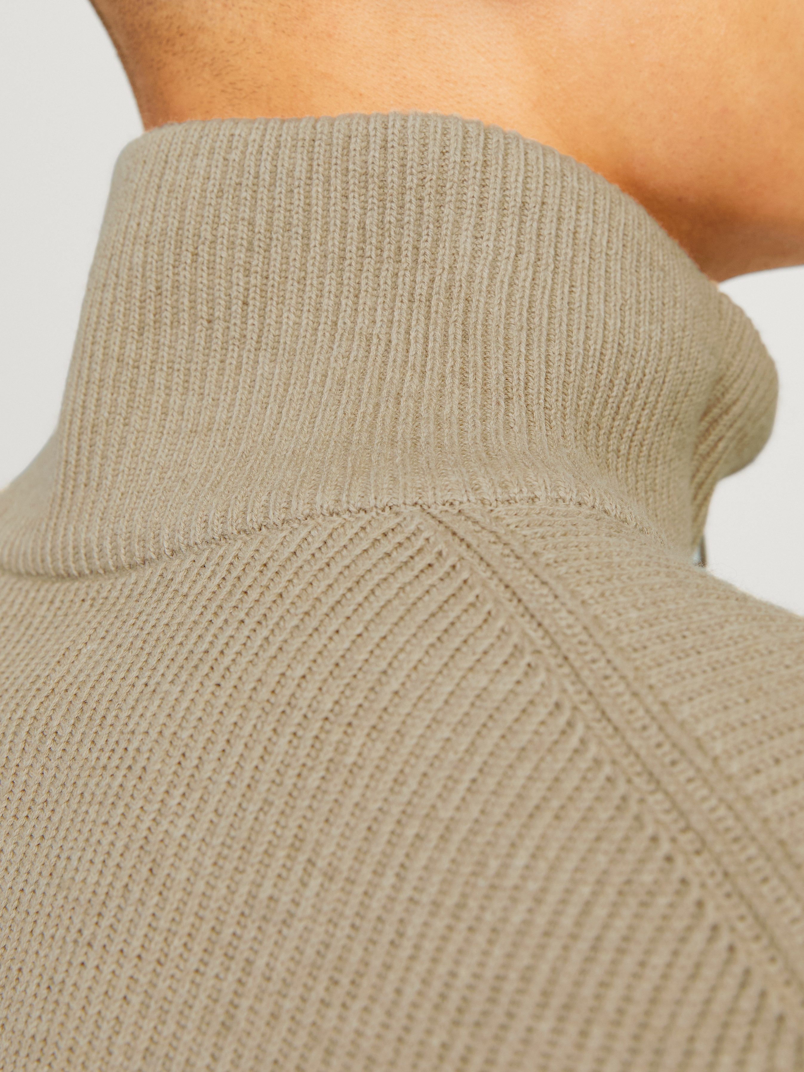Jack & Jones Schipperstrui JJEPERFECT KNIT HALF ZIP SN