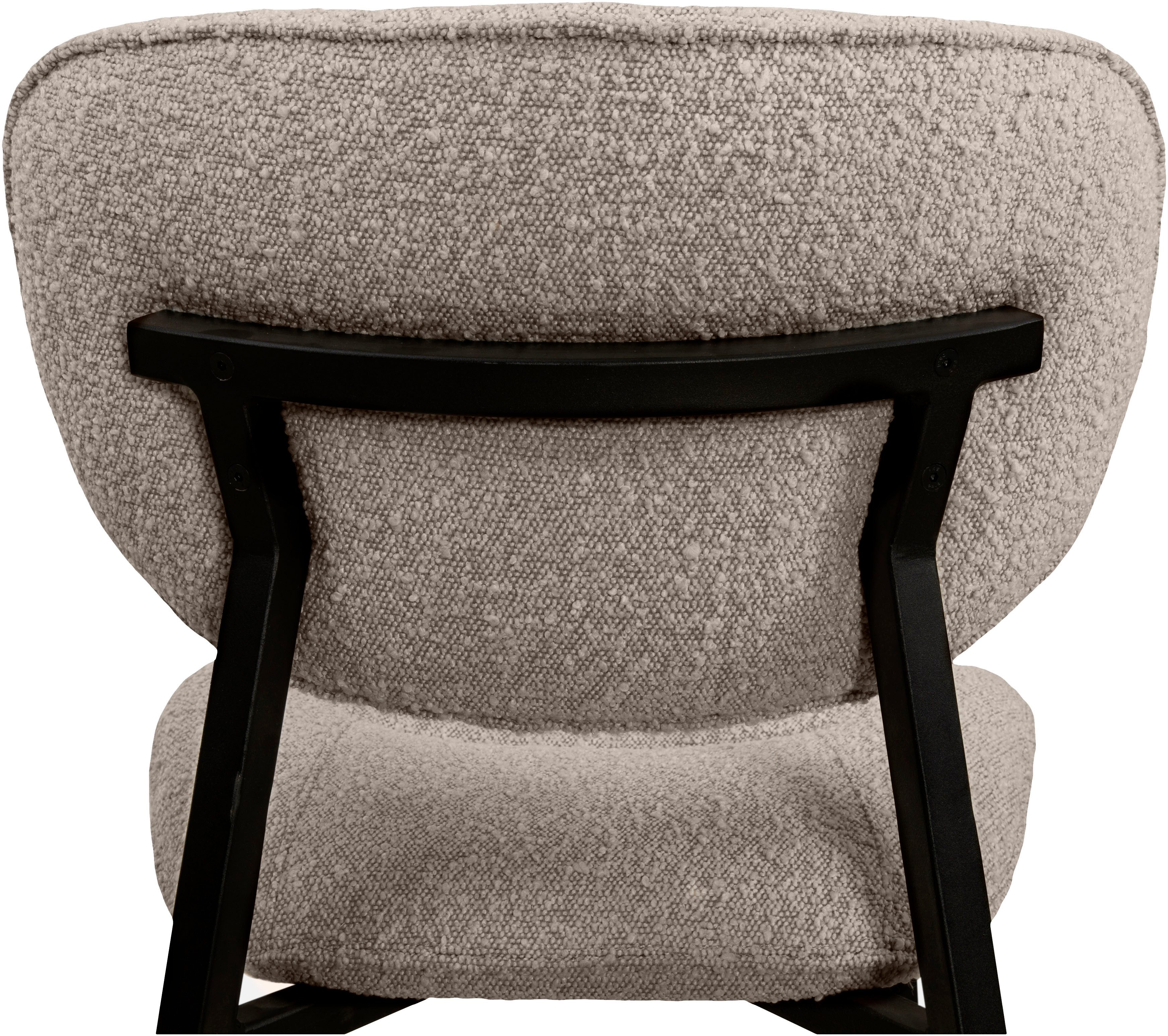 OMG Design Eetkamerstoel JOE moderne bouclé bekleding, comfortabel gepolsterd, keukenstoel