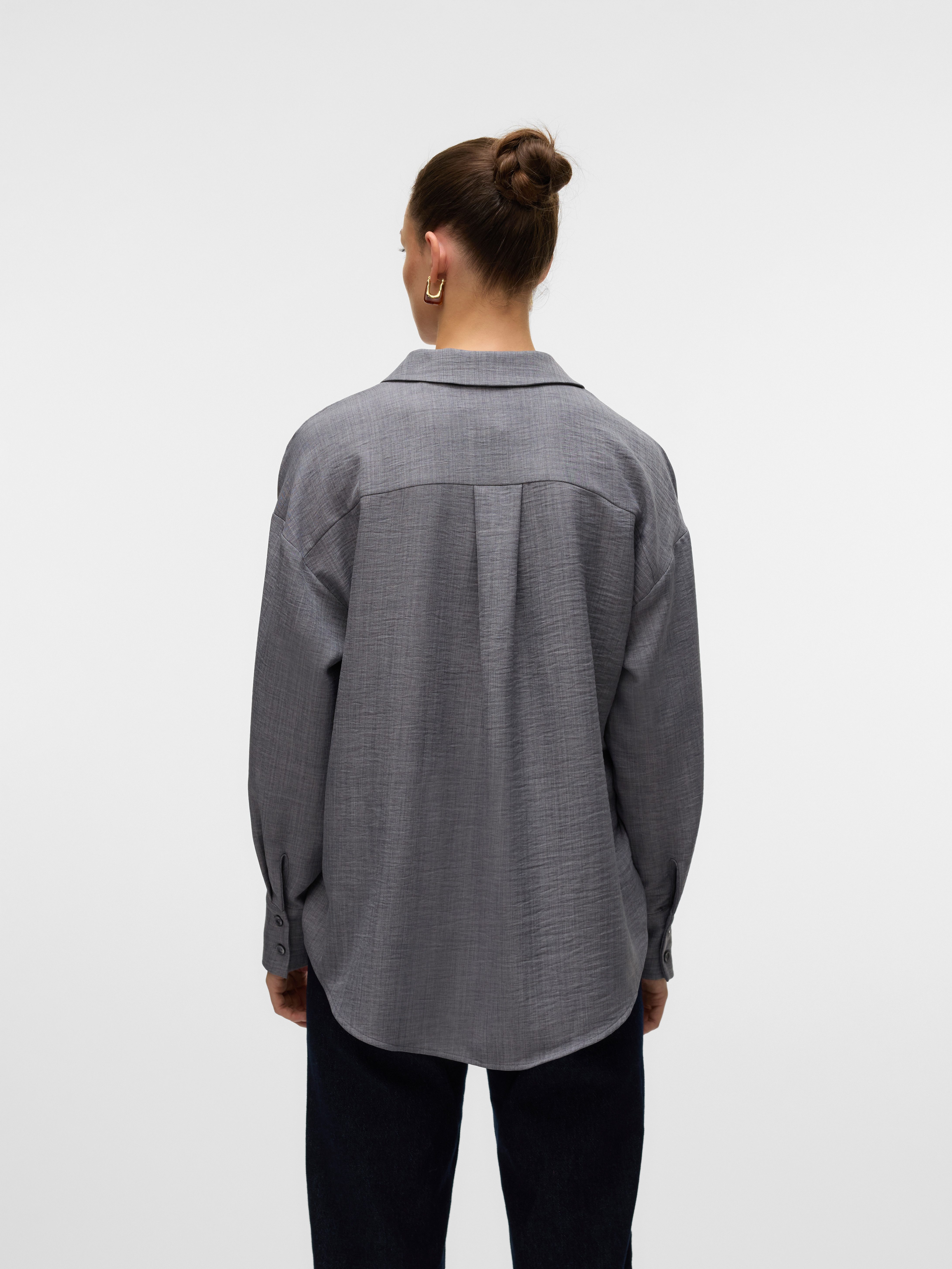 Vero Moda Blouse met lange mouwen VMMELANEY QUEENY LS SHIRT WVN NOOS