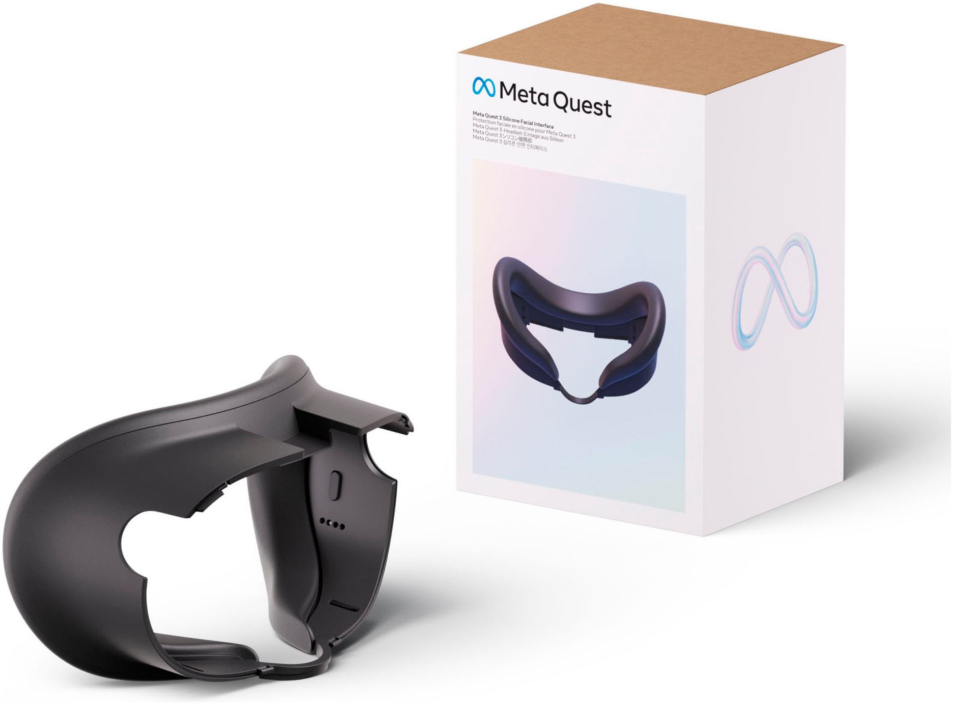 Meta Quest Virtual-reality-bril Headset-siliconeninleg voor Meta Quest 3