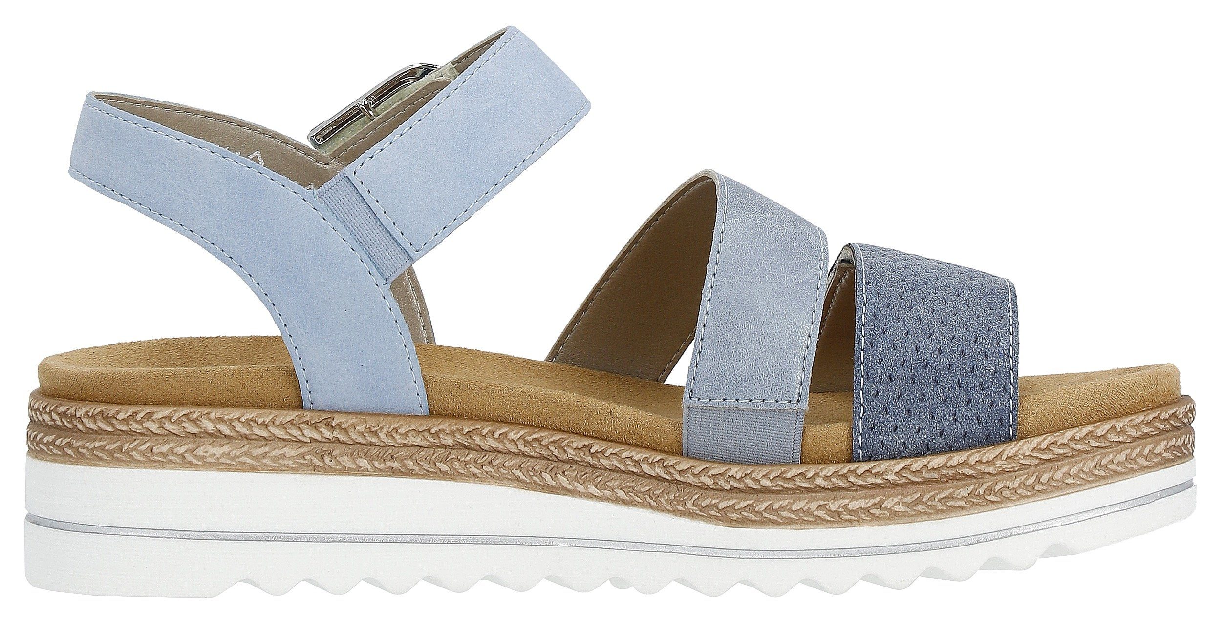 Remonte Sleehaksandaaltjes , sleehak, zomerschoenen, sandalen in vegan verwerking