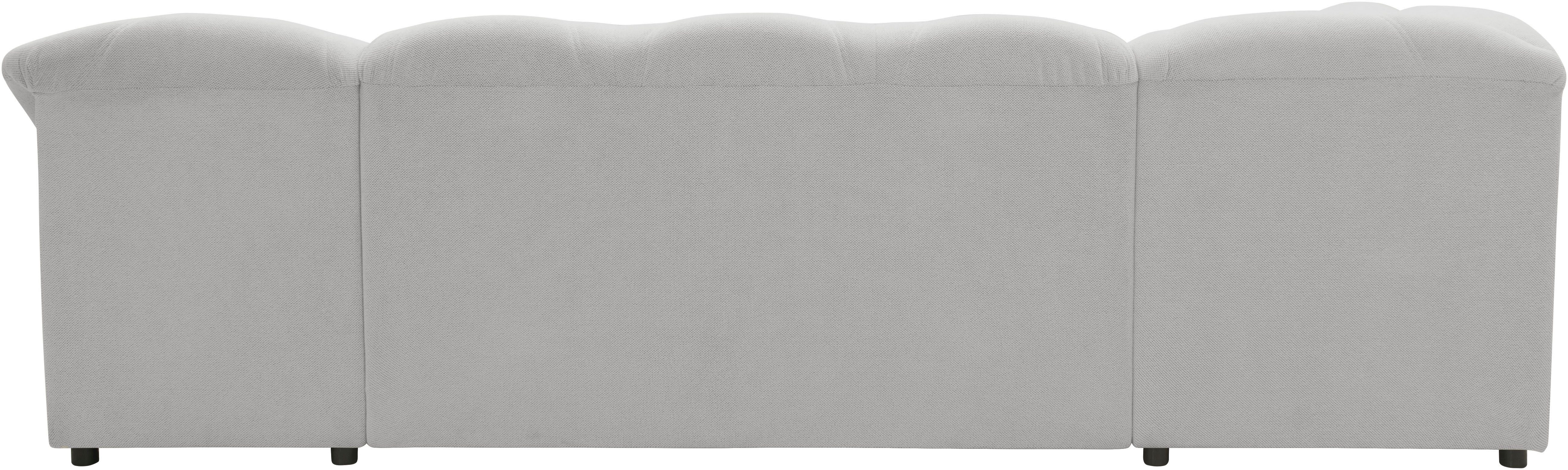 DOMO collection Zithoek Flores ook in leren bekleding, B/D/H: 293/180/86 cm, U-vorm (3 stuks)