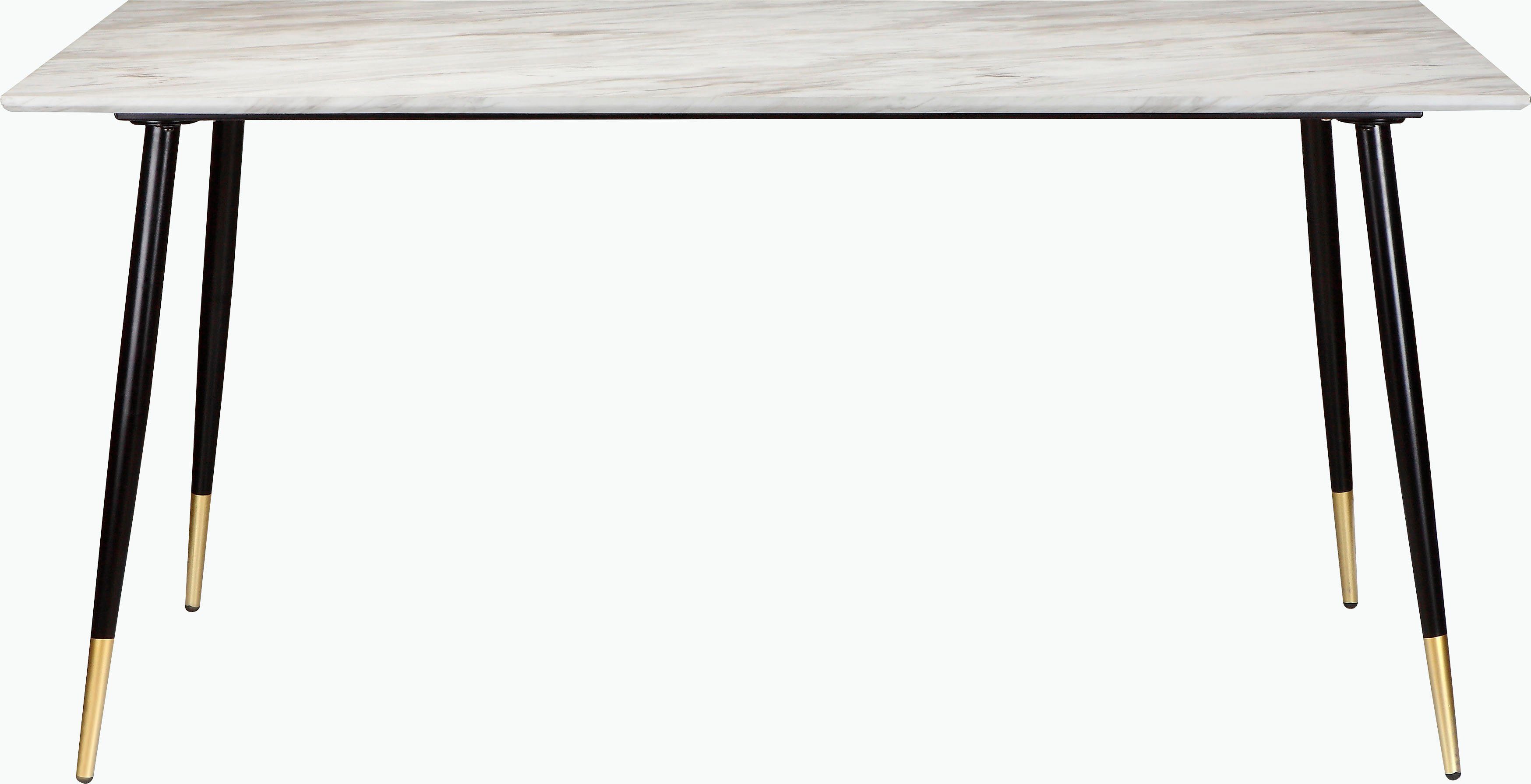 Leonique Eethoek Eadwine, TOPSELLER! Tafel plus 4 stoelen, zitgroep bestaande uit eettafel 160 cm en 4 eetkamerstoelen, gestoffeerde stoelen (set, 5-delig)