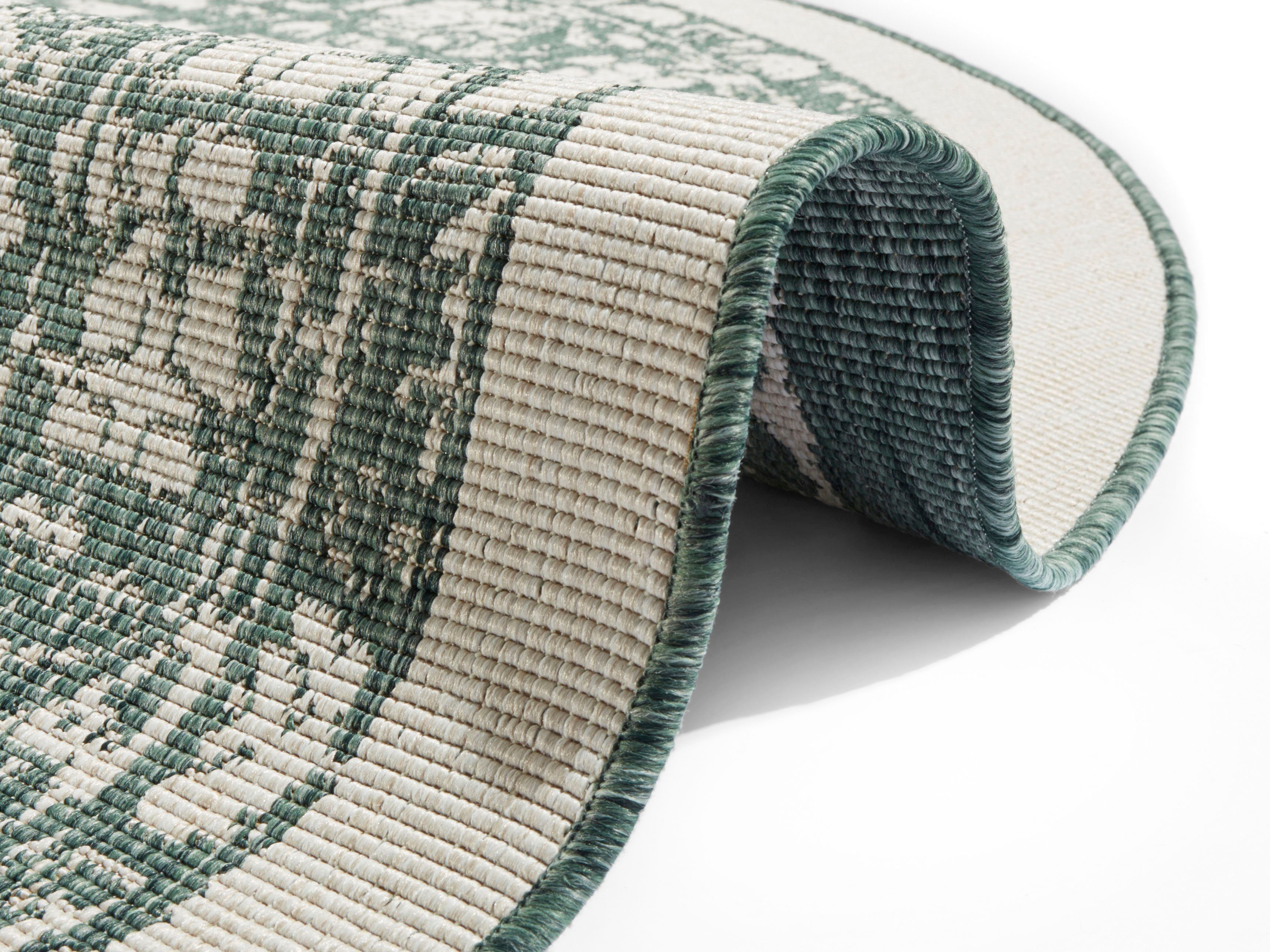 freundin Home Collection Vloerkleed Jole Geschikt voor binnen en buiten, mandala, gemakkelijk in onderhoud, platweefsel, keerbaar