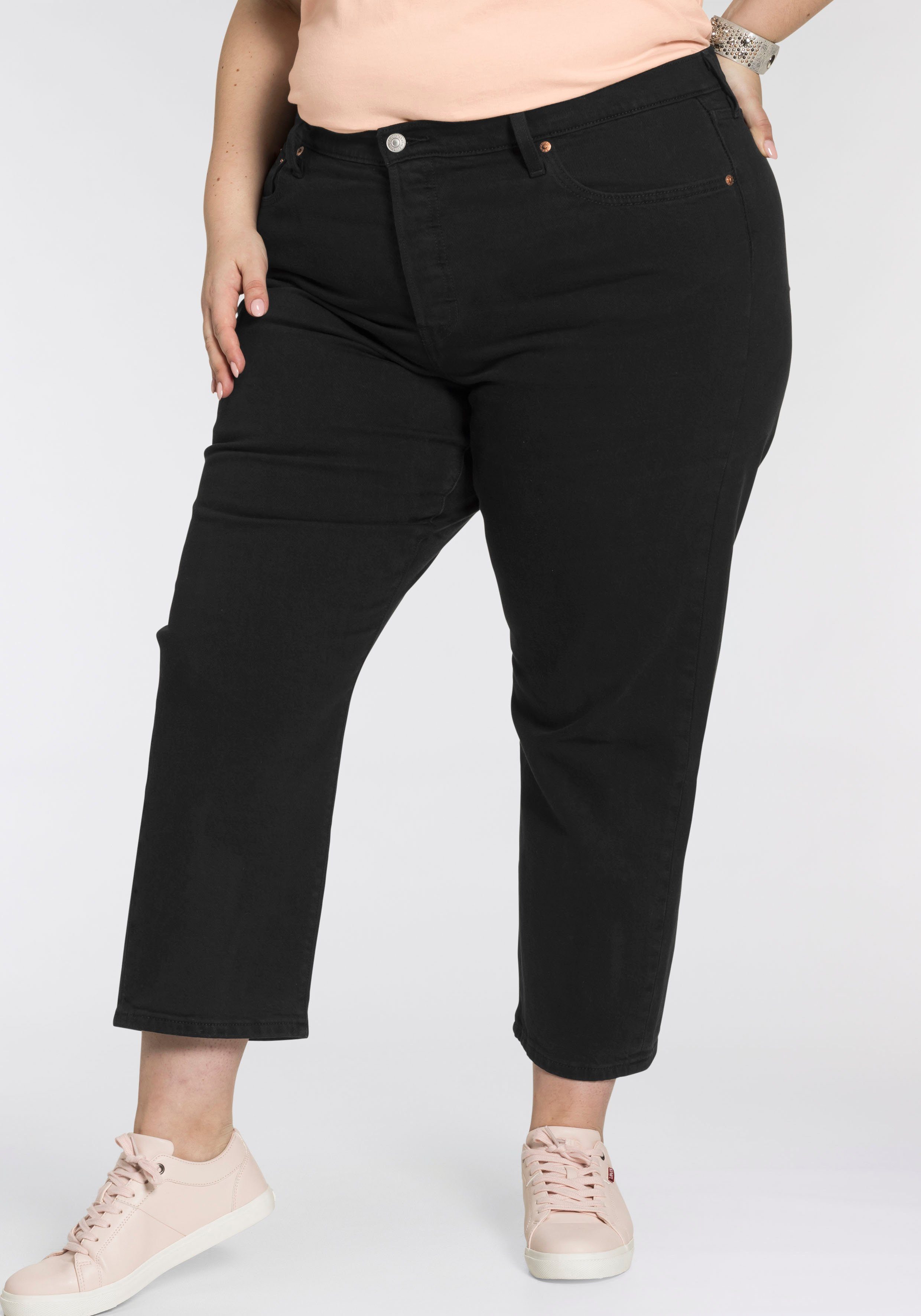 Levi's® Plus 7/8 jeans 501® CROP met klassieke taillehoogte