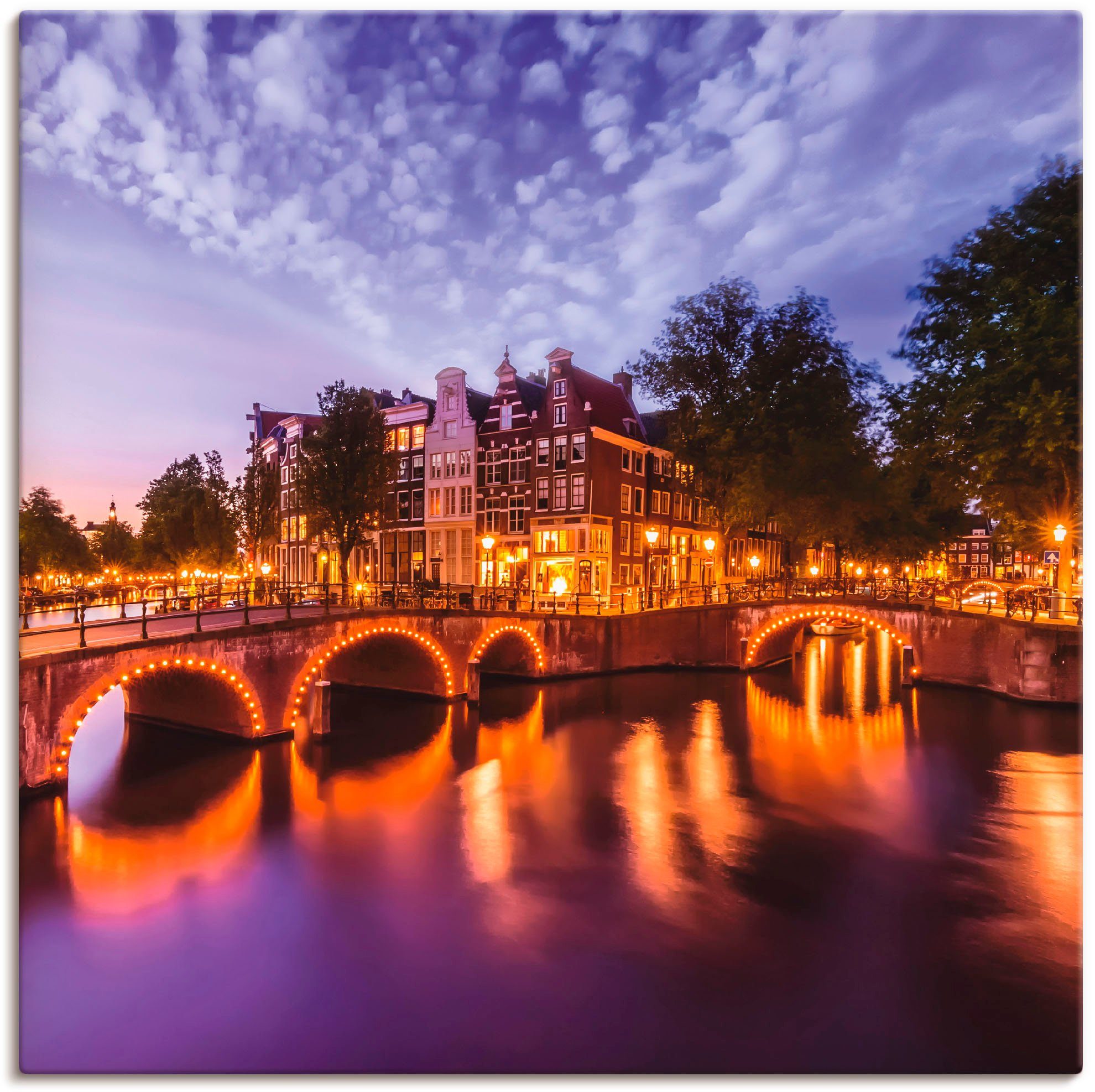 Artland artprint Amsterdam Keizersgracht Leidsegracht