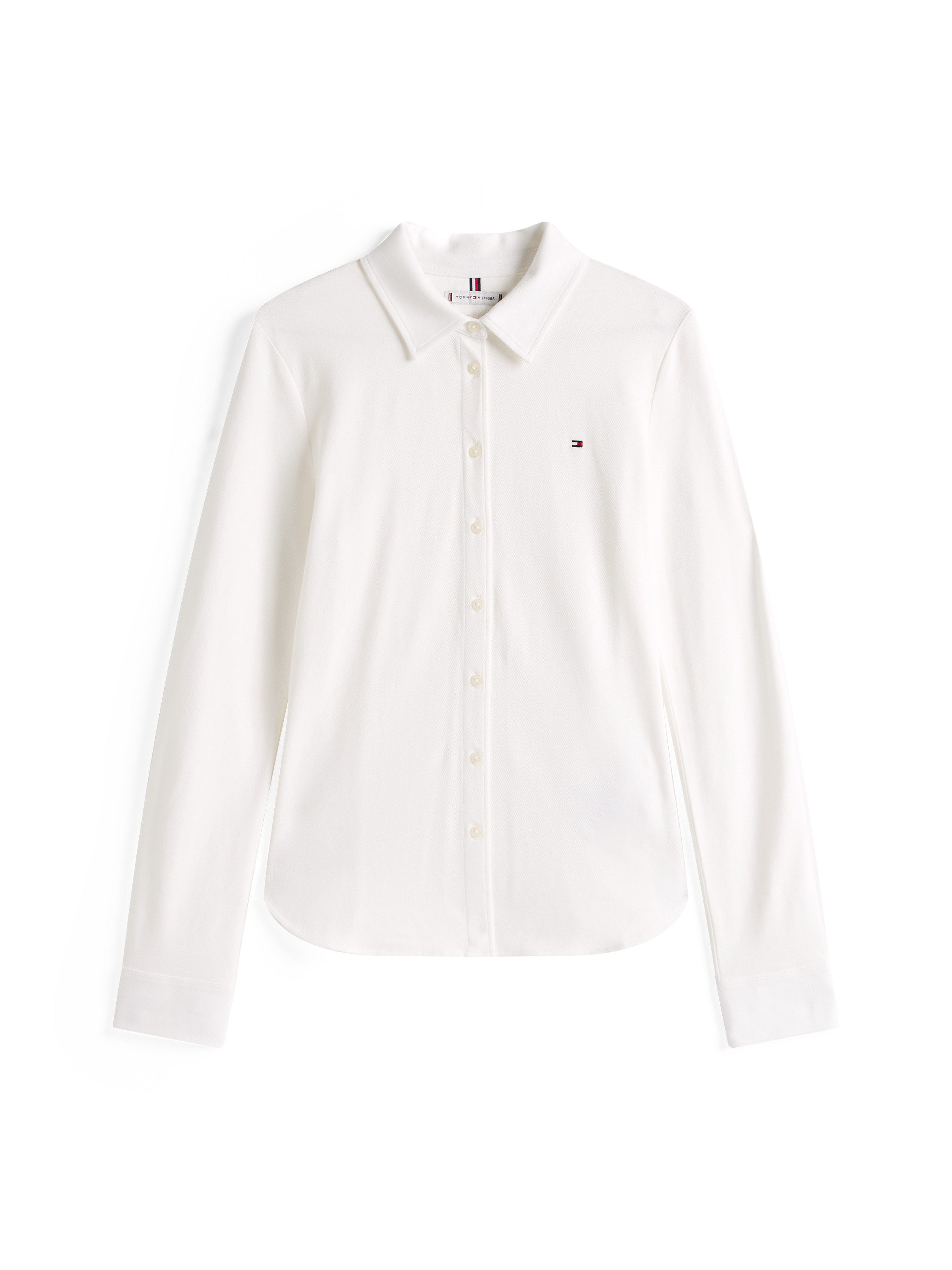 Tommy Hilfiger Poloshirt 1985 SLIM PIQUE BTN DOWN LS