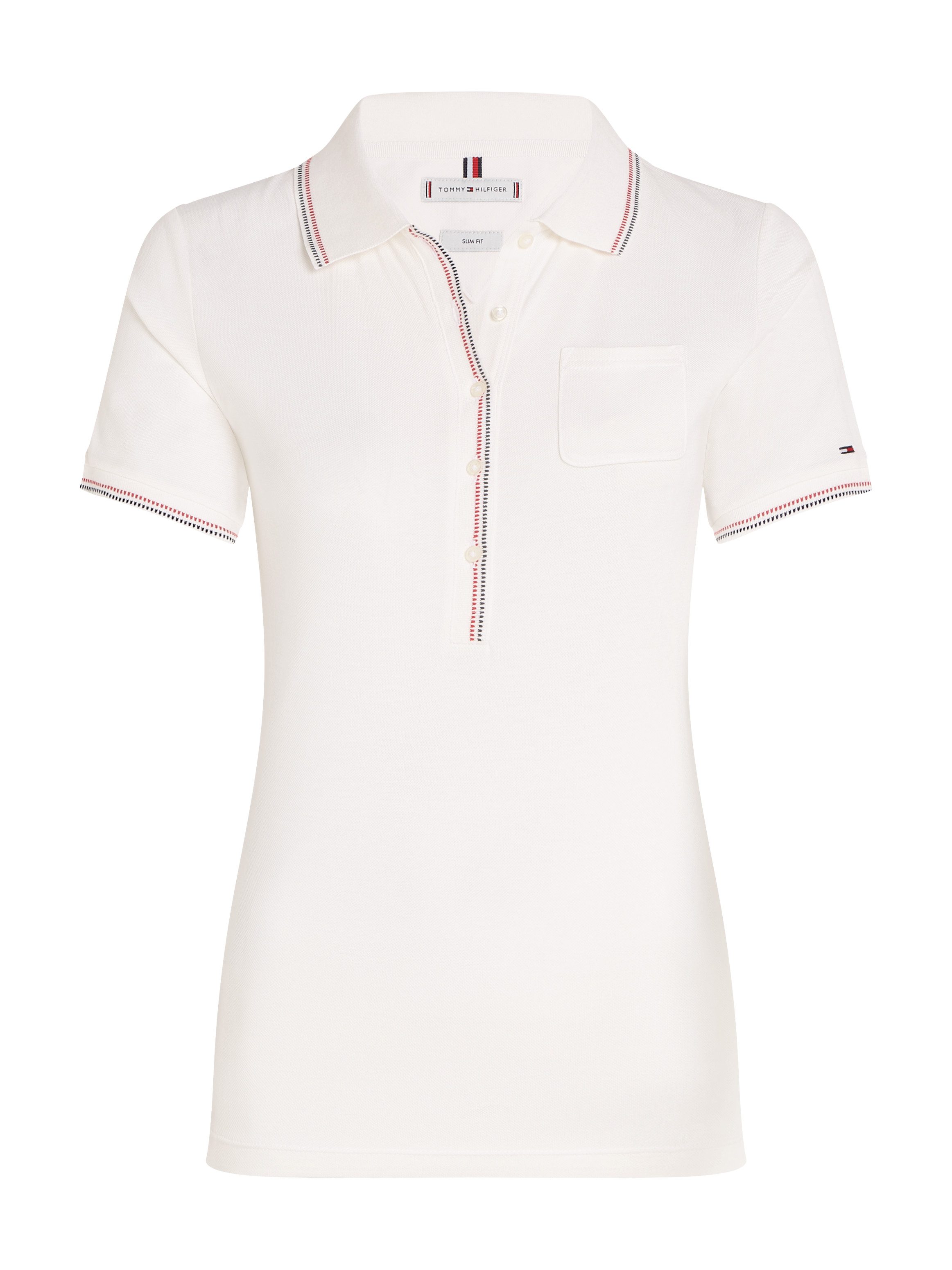 Tommy Hilfiger Curve Poloshirt CRV SLIM RWB TIPPING POLO 1/2SLV