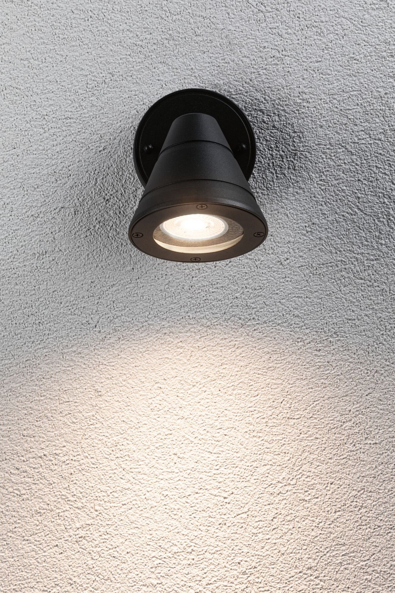 Paulmann Wandlamp voor buiten Trian IP44 rond 100x125mm max. 35W 230V antraciet aluminium (1 stuk)