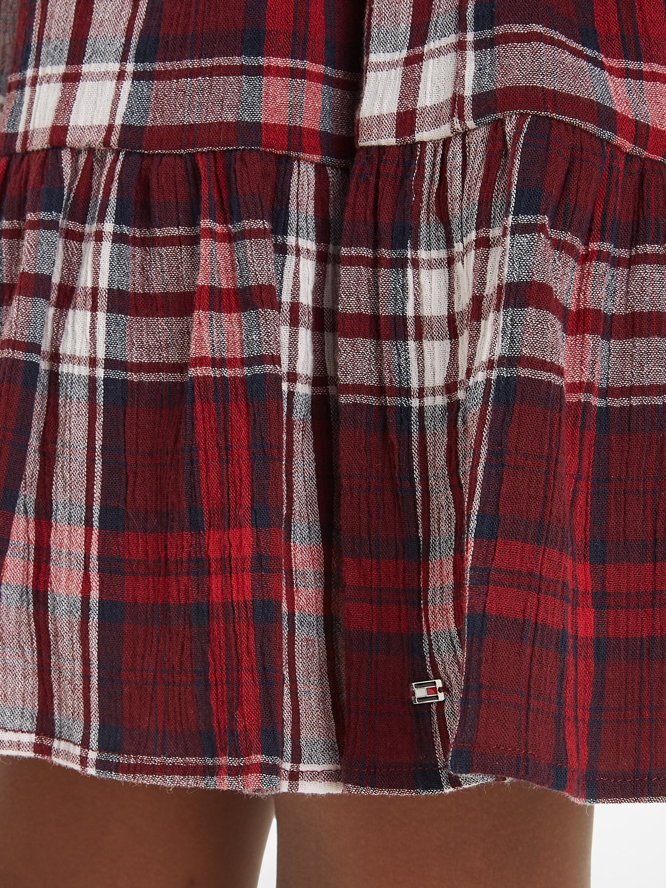 Tommy Hilfiger Jurk in a-lijn TOMMY TARTAN DRESS