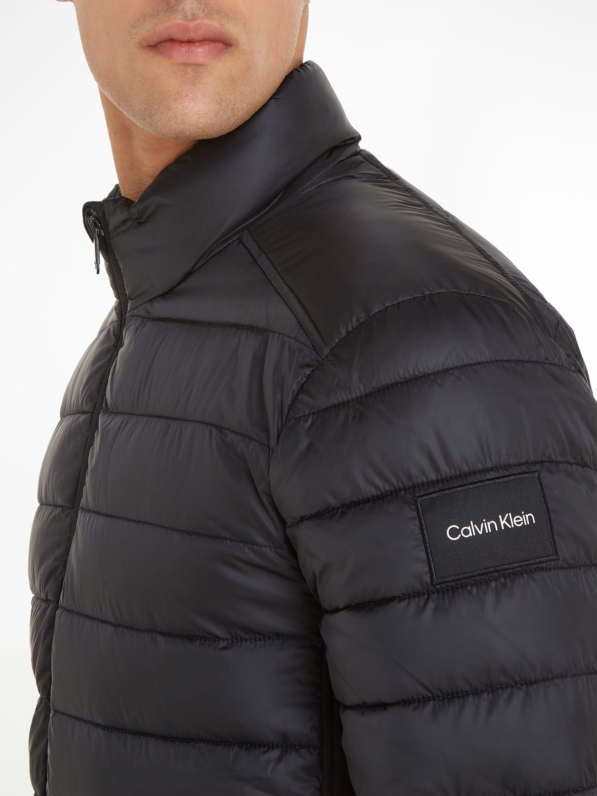 Calvin Klein Gewatteerde jas Side Logo zonder dons