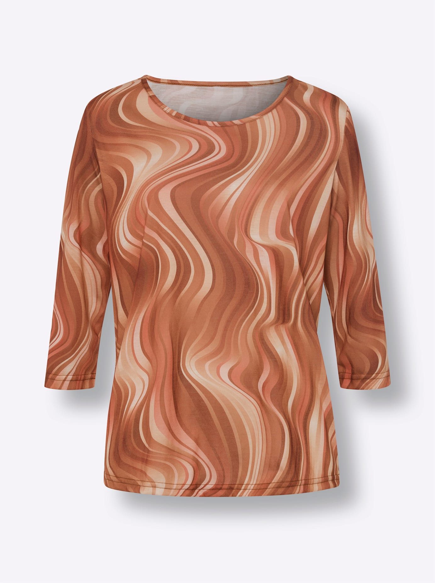 Classic Basics Shirt met lange mouwen Shirt met ronde hals (1-delig)