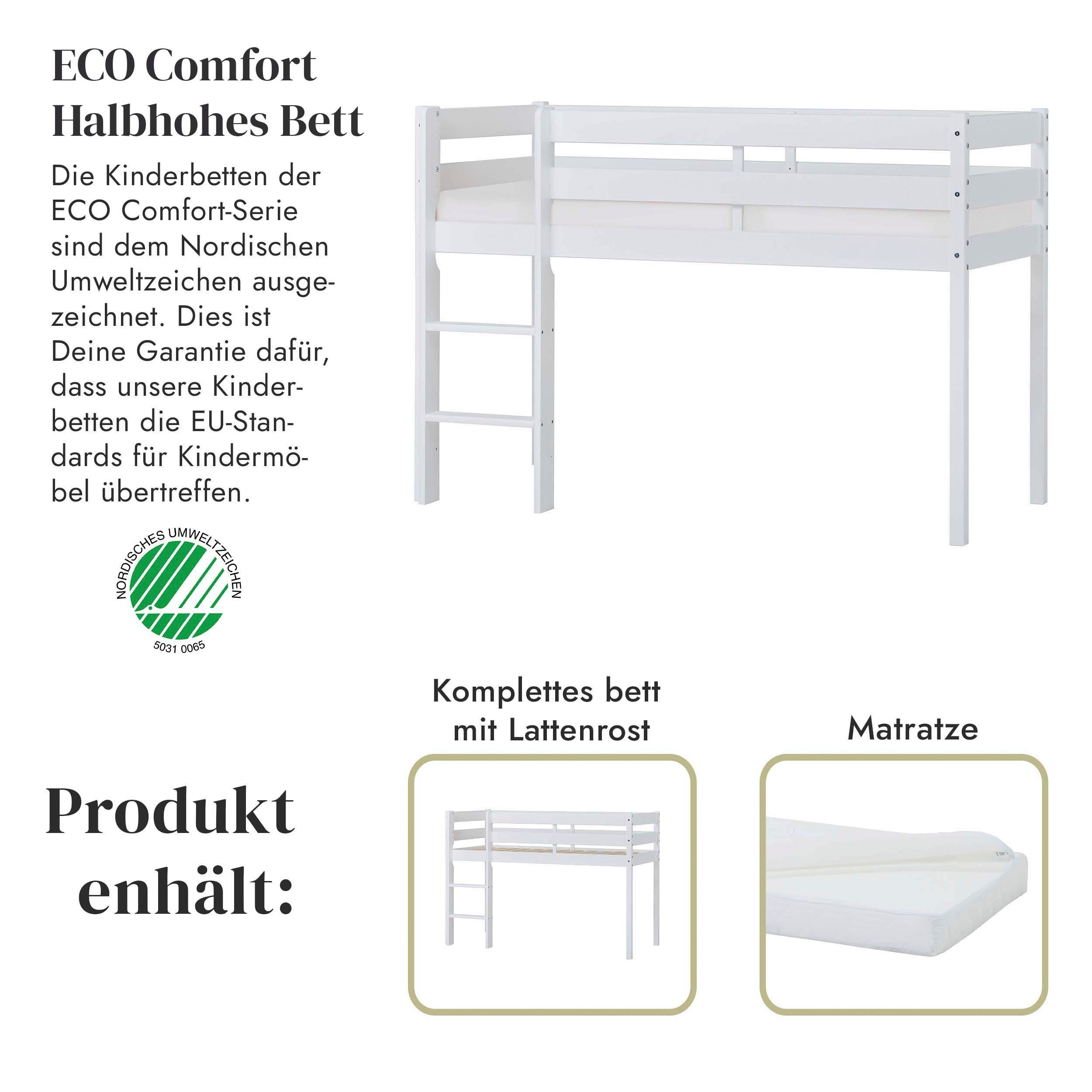 Hoppekids Speelbed ECO COMFORT, hoogslaper, deelbaar in 2 eenpersoonsbedden
