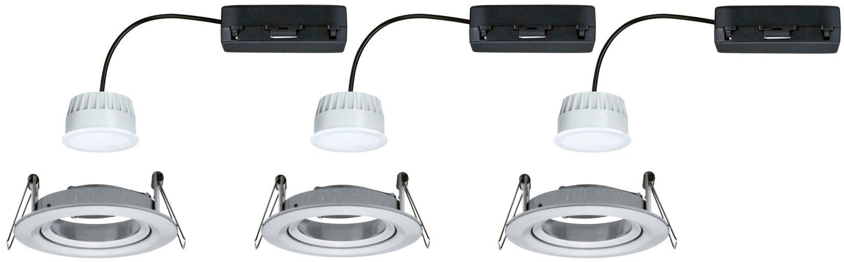 Paulmann Ledinbouwlamp LED inbouwlamp Nova Coin rond 84mm 50°
