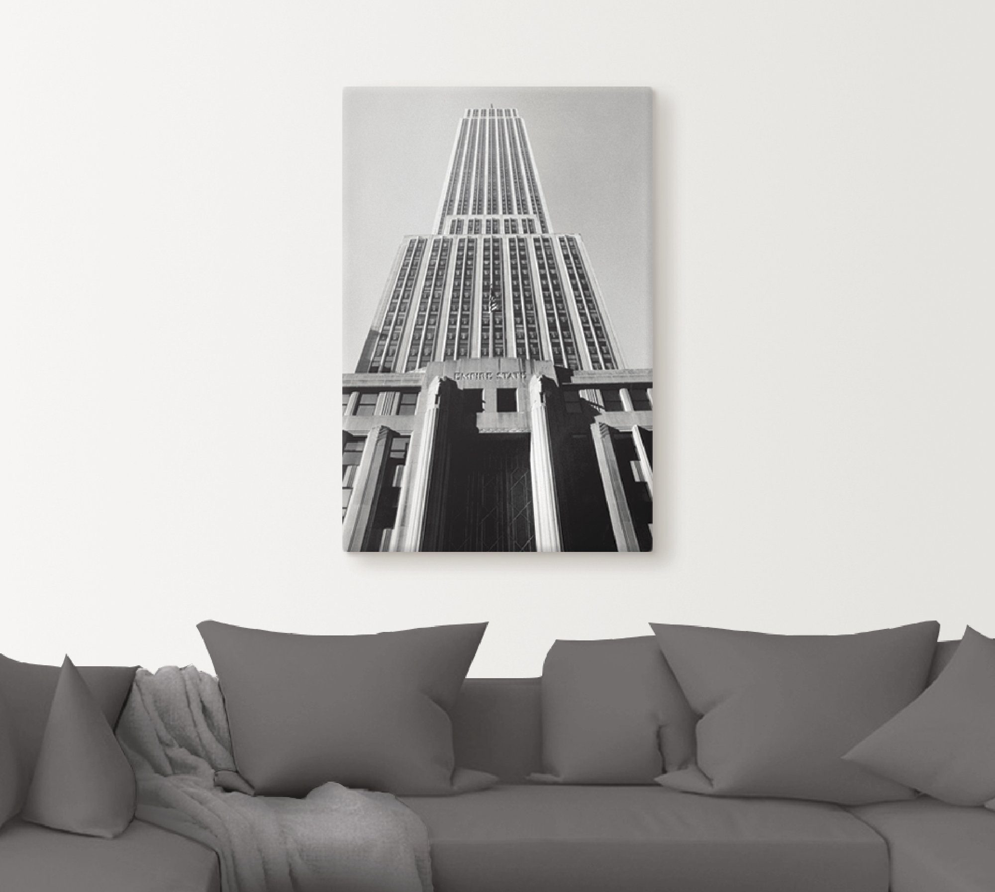 Artland Artprint Empire State Building I in vele afmetingen & productsoorten - artprint van aluminium / artprint voor buiten, artprint op linnen, poster, muursticker / wandfolie oo