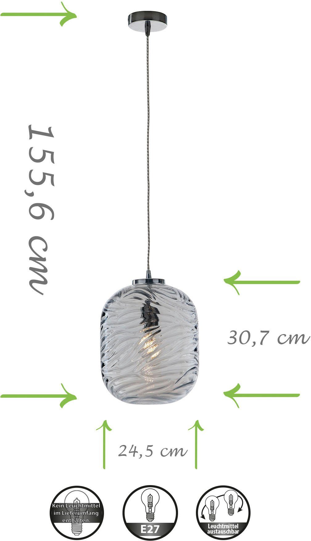ECO-LIGHT Hanglamp Nereide hoogwaardig glas (1 stuk)