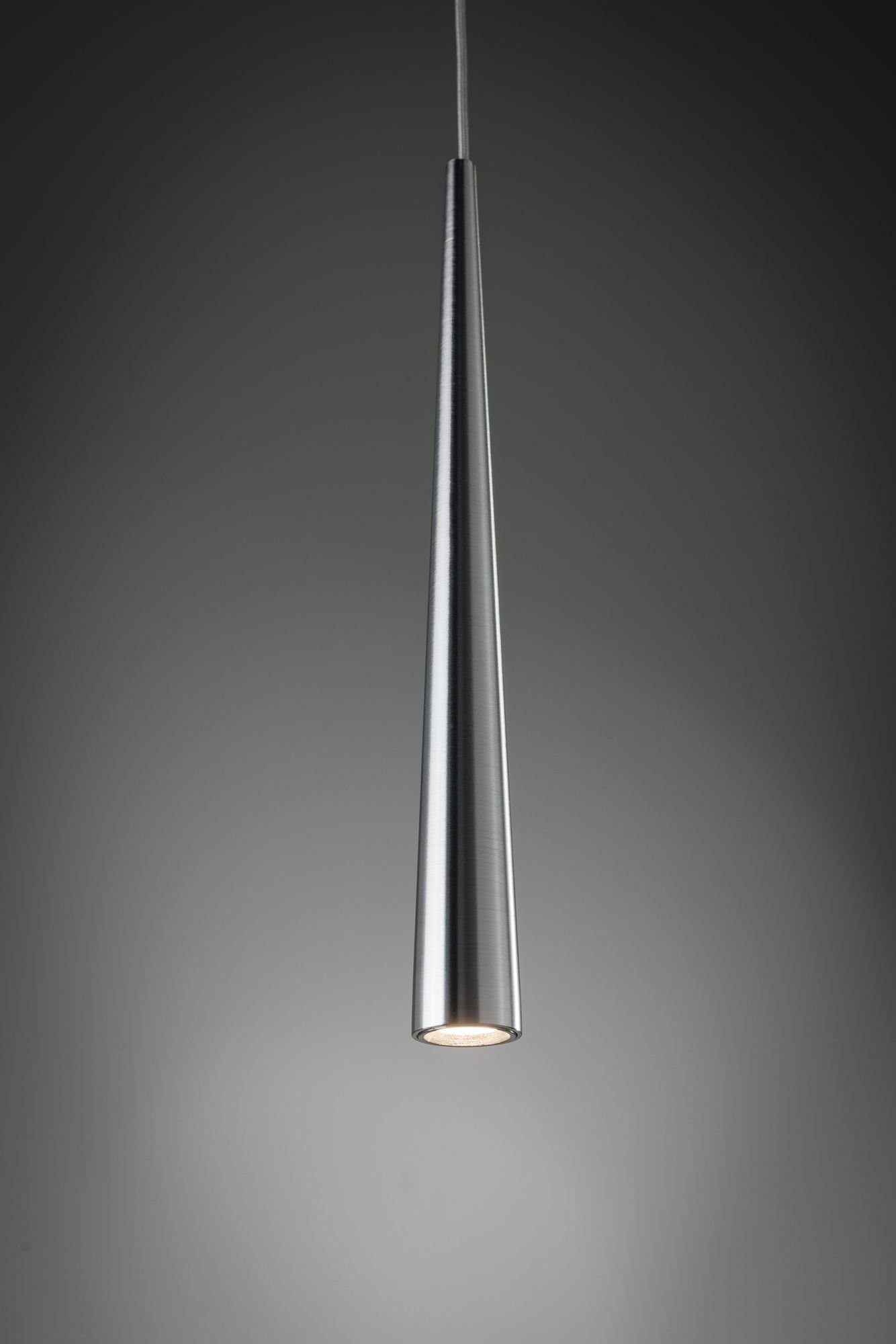 Paulmann Led-hanglamp Gutta 1x7W Geborsteld Alu 230V Metaal (1 stuk)