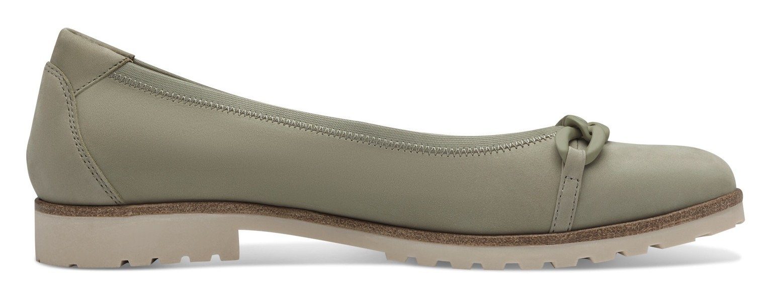 Tamaris Ballerina's Chunky slipper met modieuze sierketting