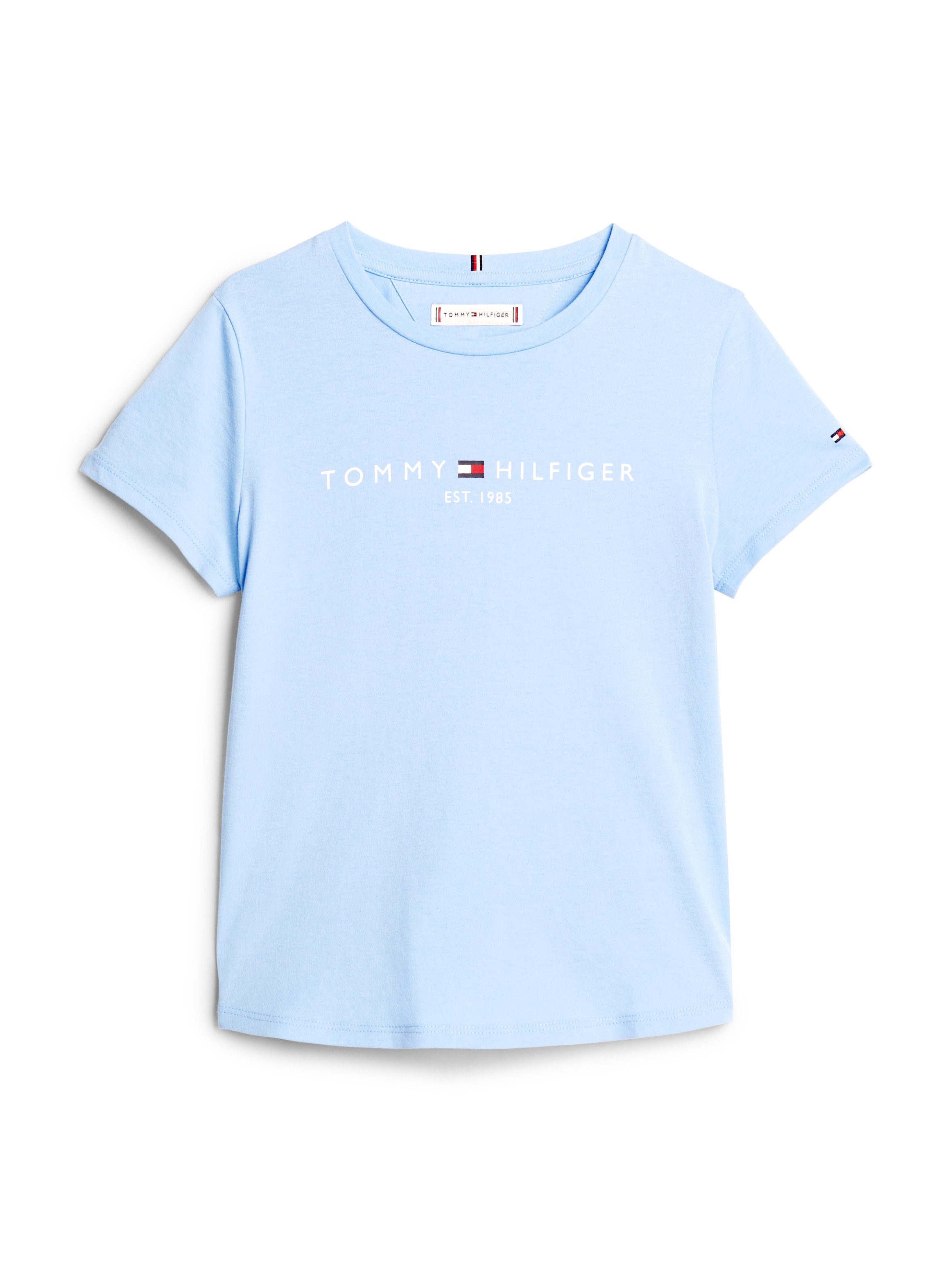 Tommy Hilfiger Shirt met korte mouwen ESSENTIAL TEE S/S met tommy hilfiger logo-opschrift (1-delig)