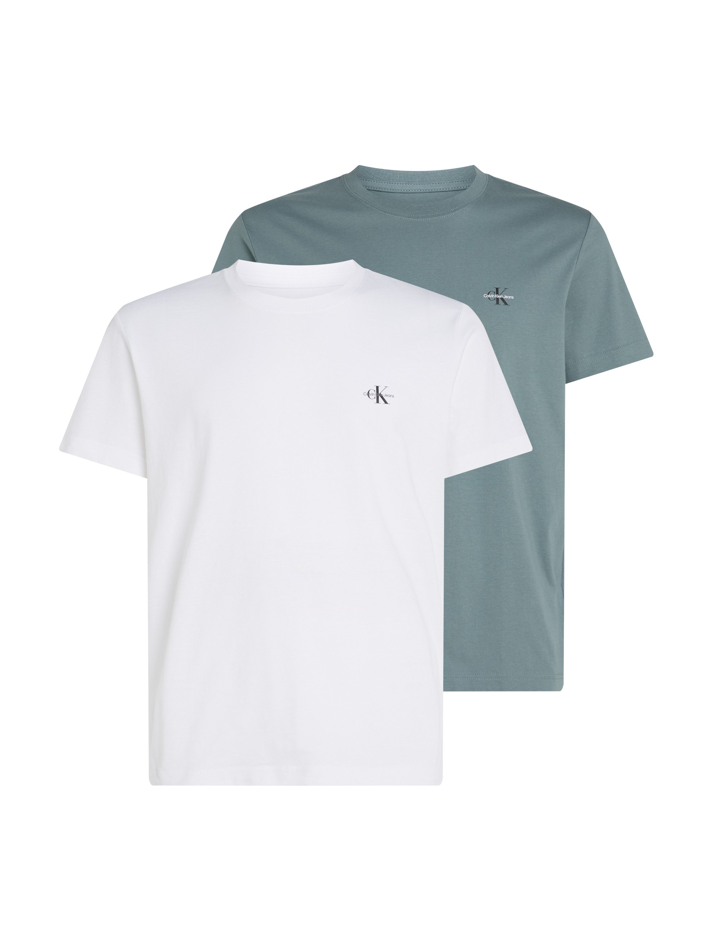 Calvin Klein T-shirt 2 PACK MONOLOGO T-SHIRT (Set van 2)