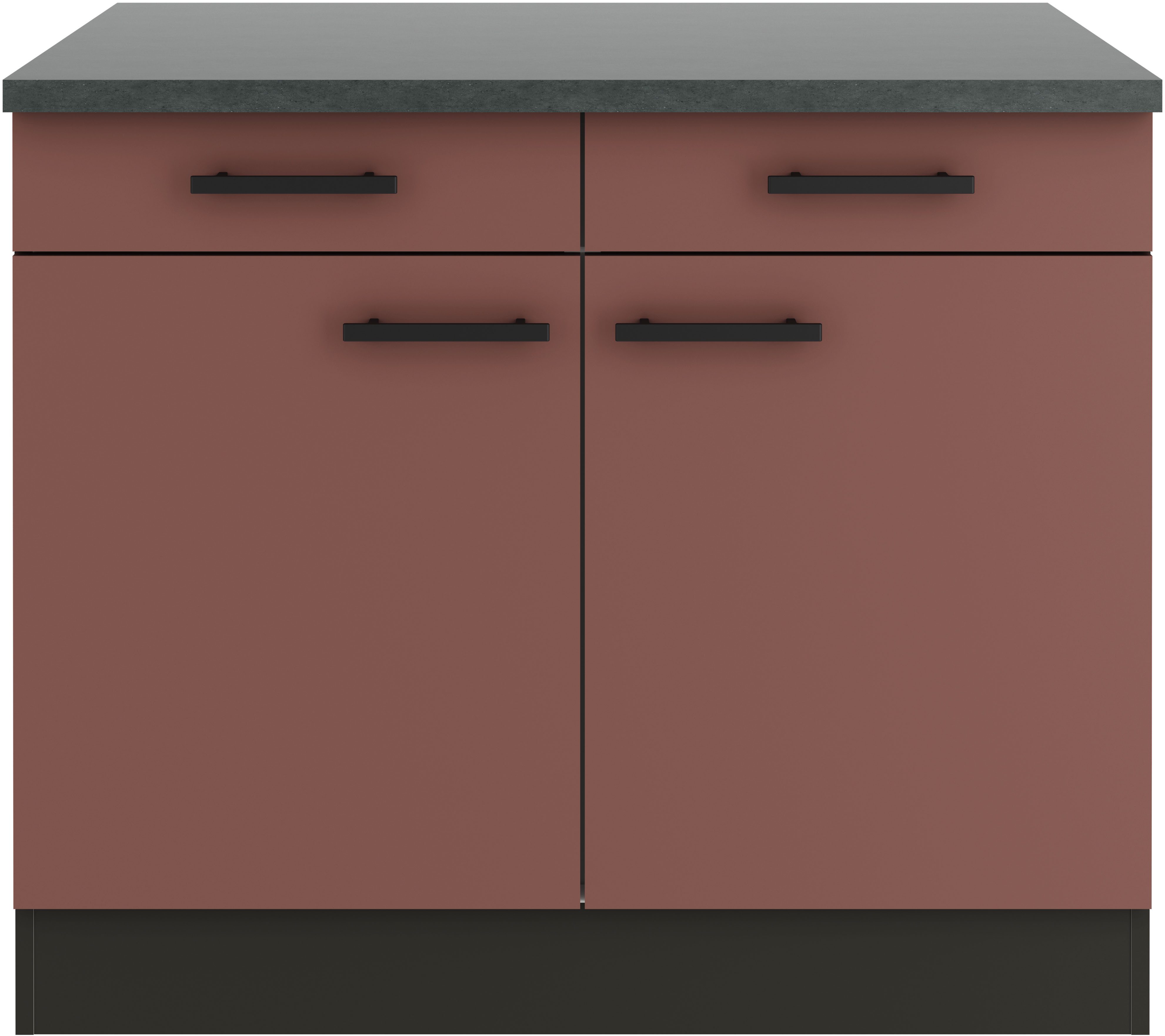 OPTIFIT Onderkast Palma Breedte 100 cm, met 2 deuren en 2 lades