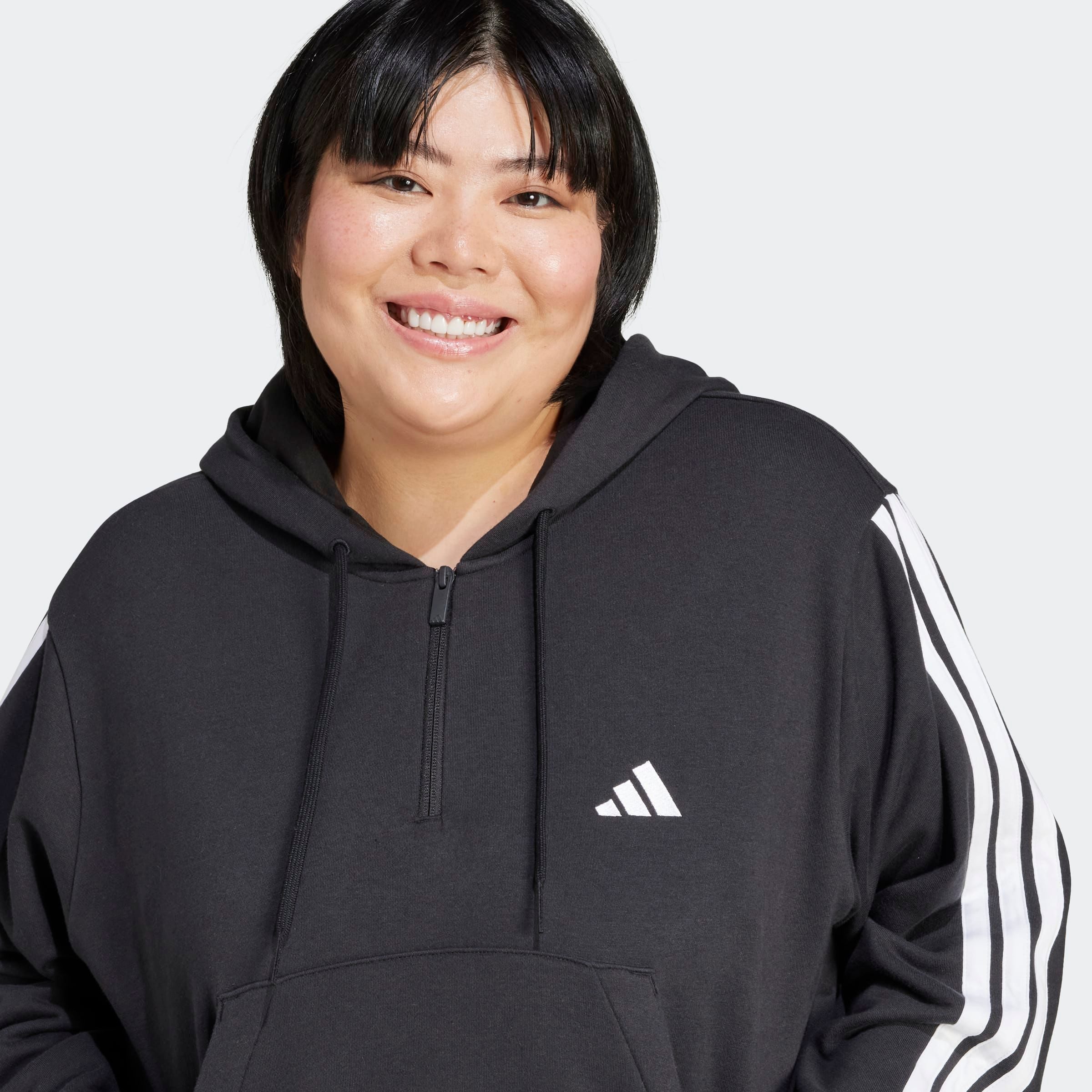 adidas Sportswear Hoodie W 3S FT QZHD IN
