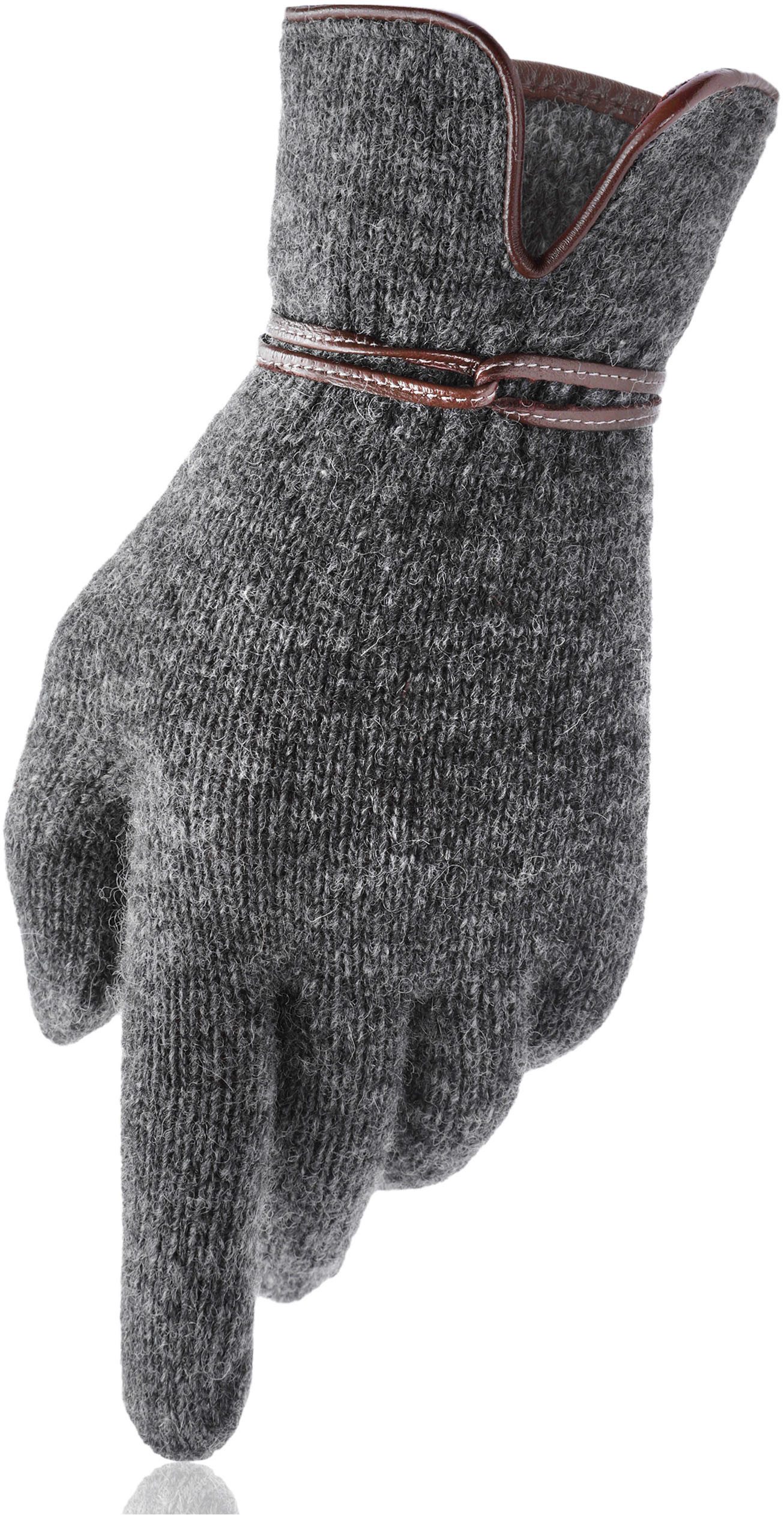 PEARLWOOD Gebreide handschoenen elastische gebreide band