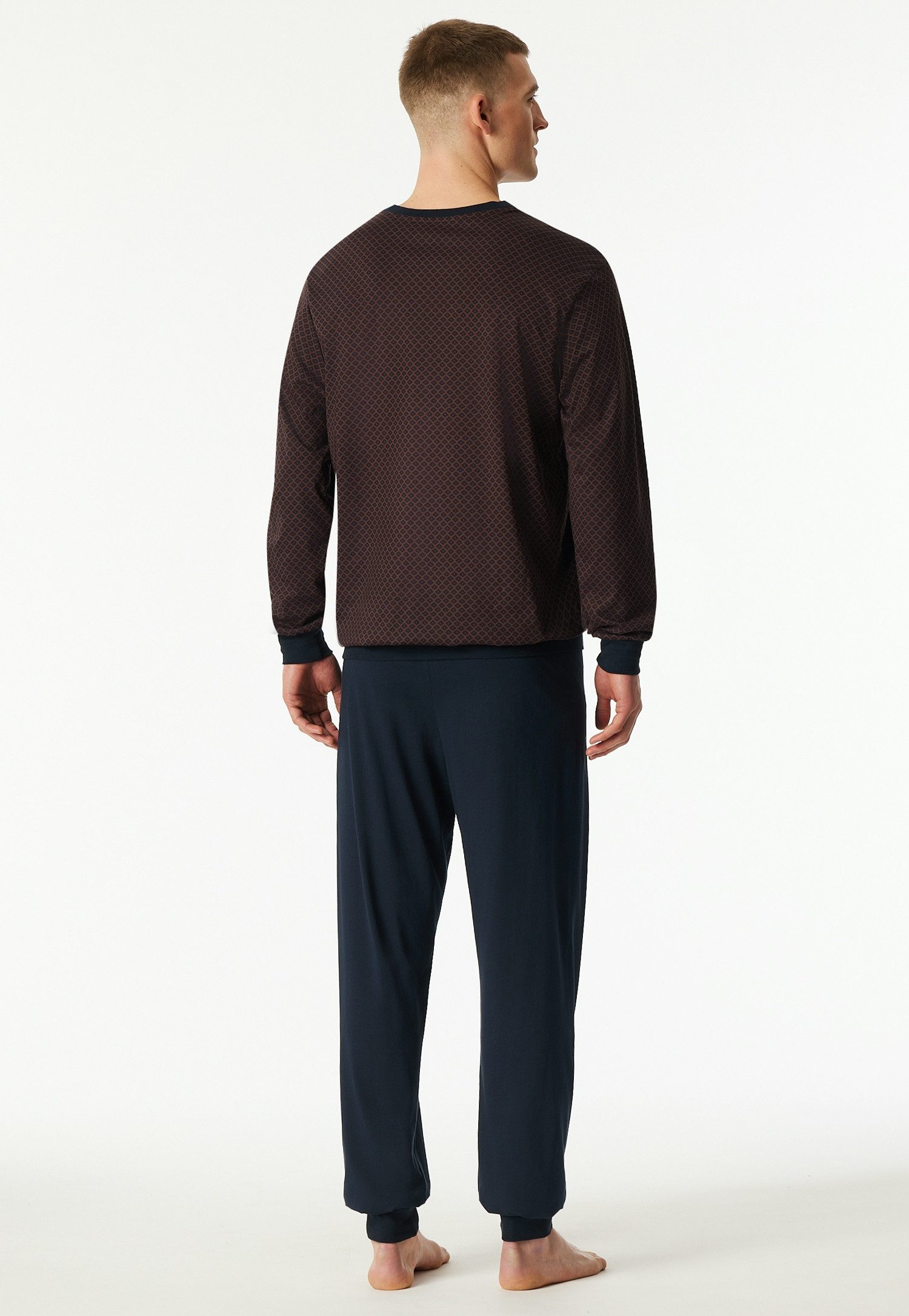 Schiesser Pyjama Comfort Essentials met comfortabele boorden (2-delig)