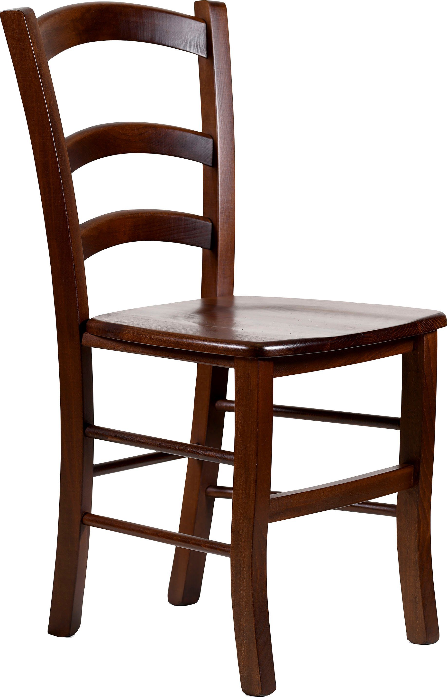 Home affaire Eetkamerstoel Super Paesana van massief beukenhout (set, 2 stuks)