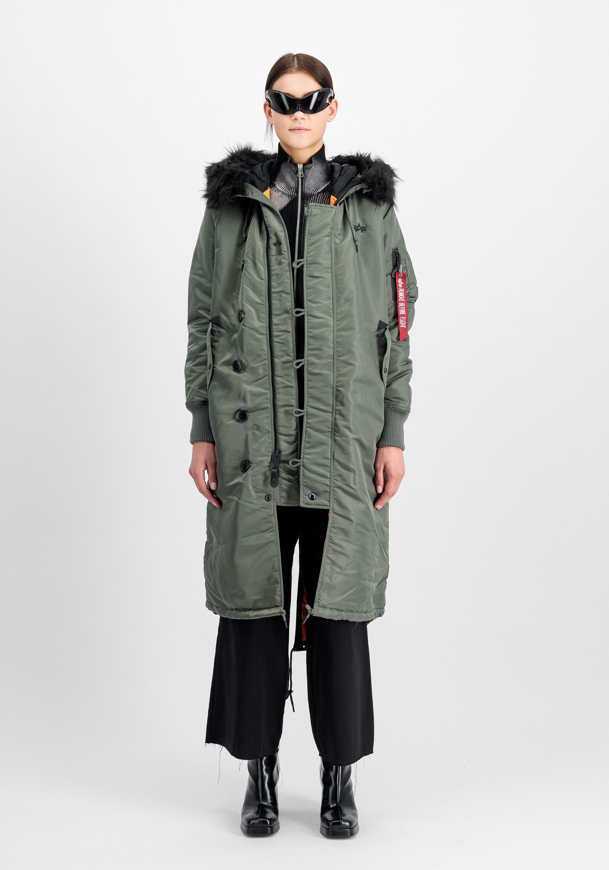 Alpha Industries Winterjack Alpha Industries Women - Cold Weather Jackets Long Fishtail W