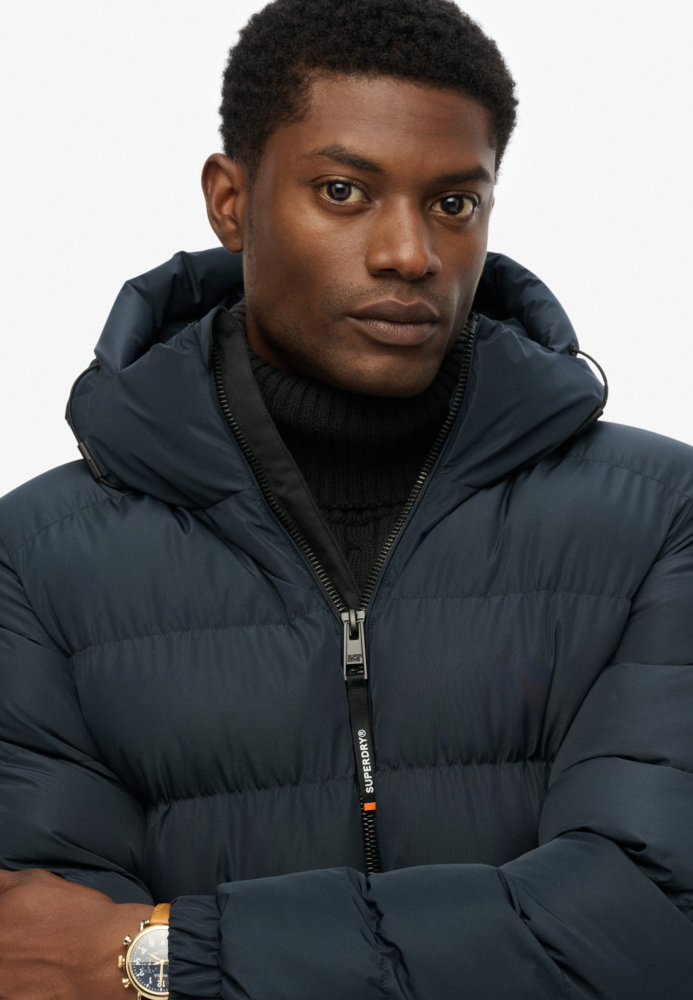 Superdry Gewatteerde jas HOODED SPORTS PUFFER JACKET